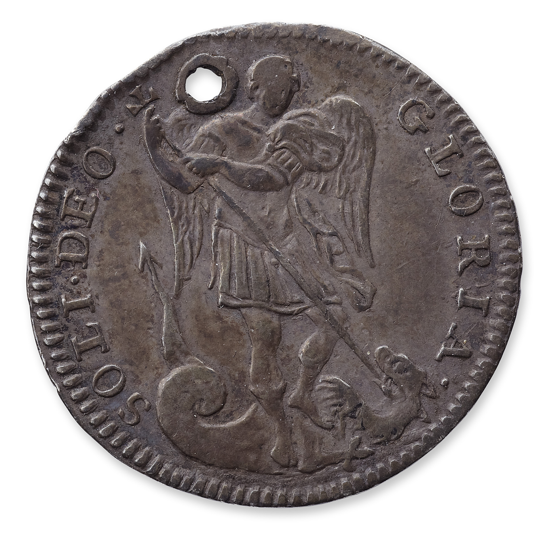 A James II silver touch piece
