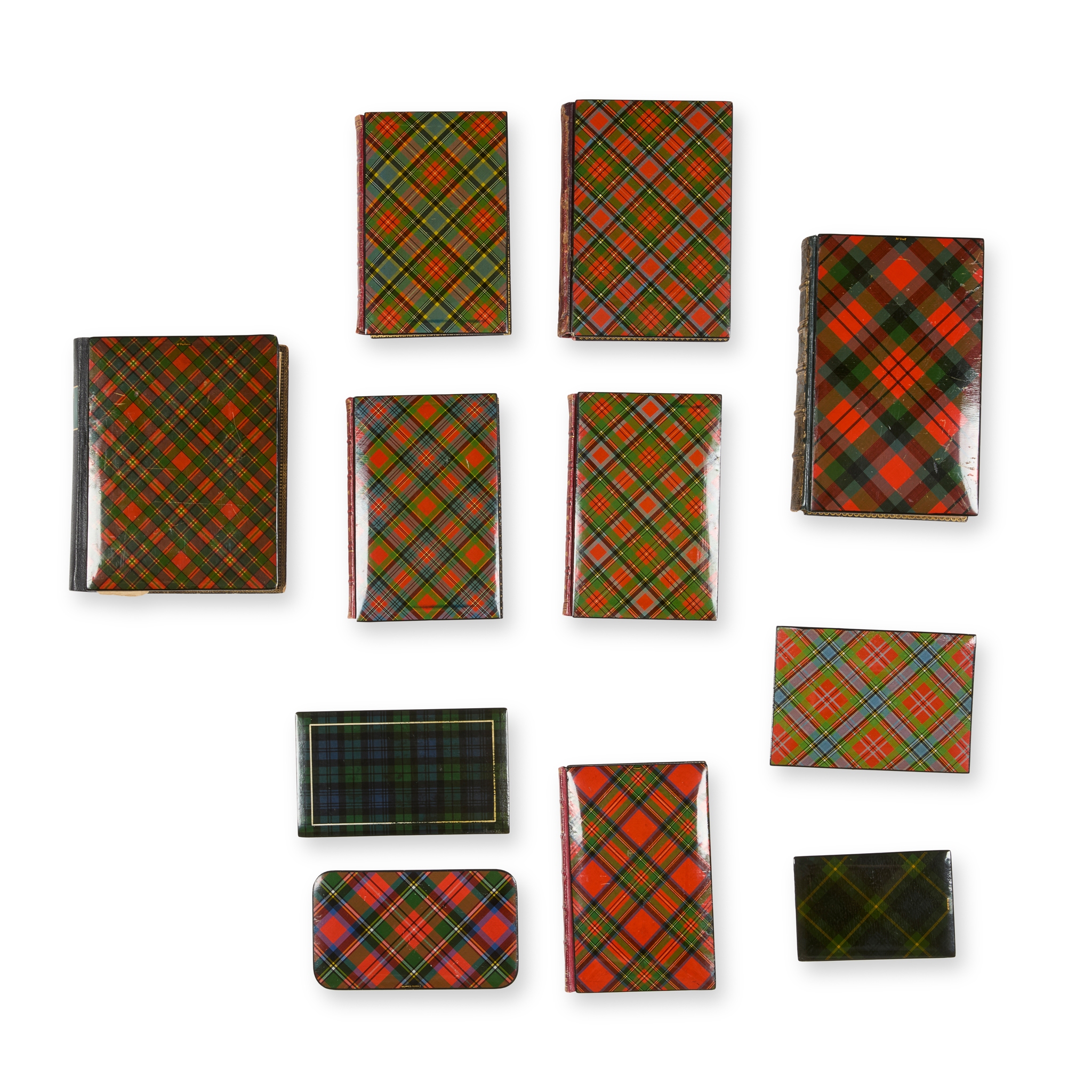 A COLLECTION OF TARTANWARE BOOKS