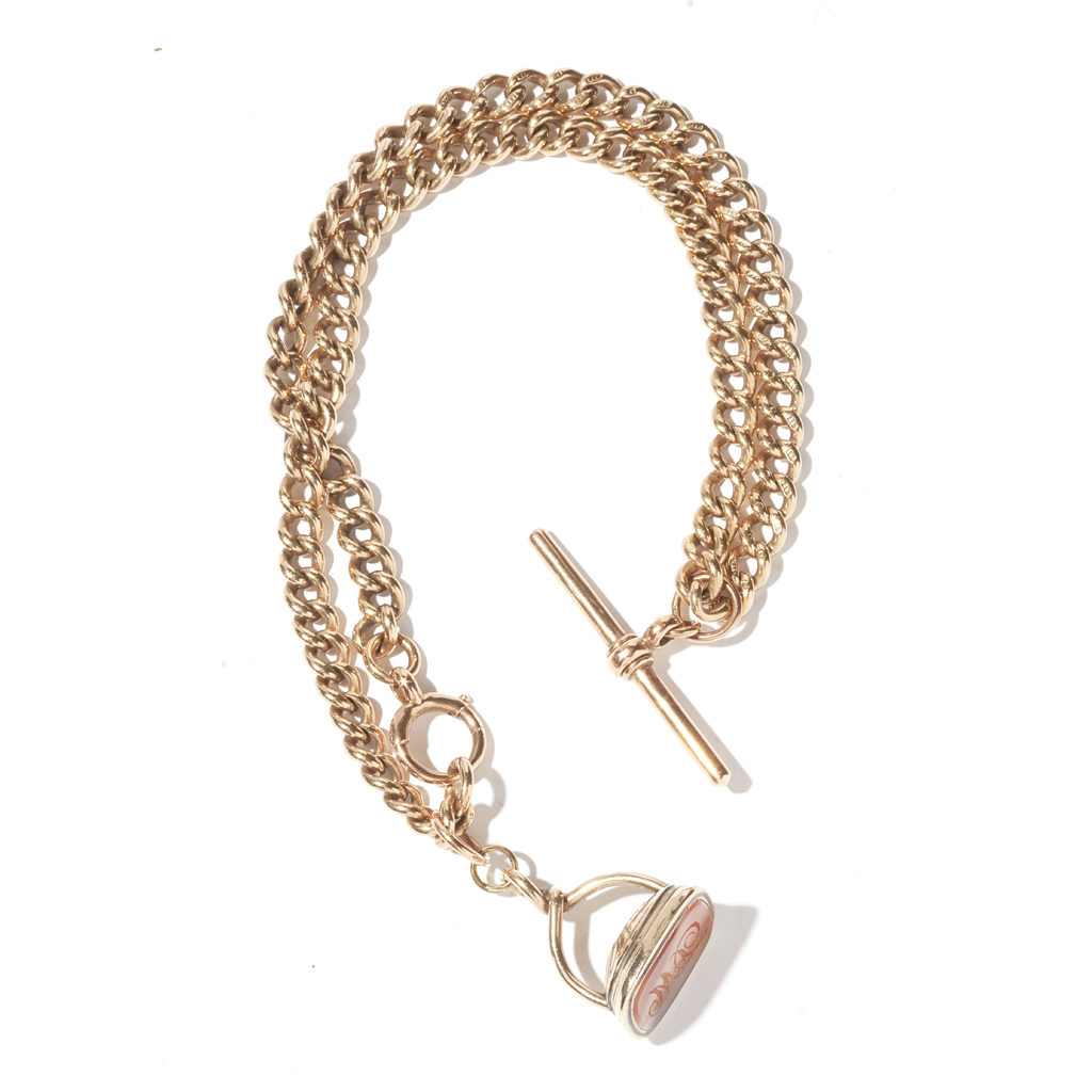 A 9ct Albert chain