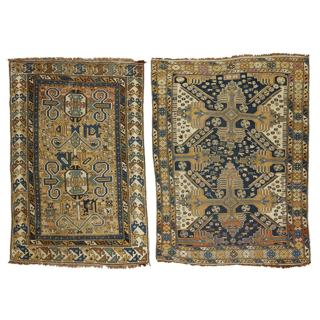 TWO SHIRVAN RUGS