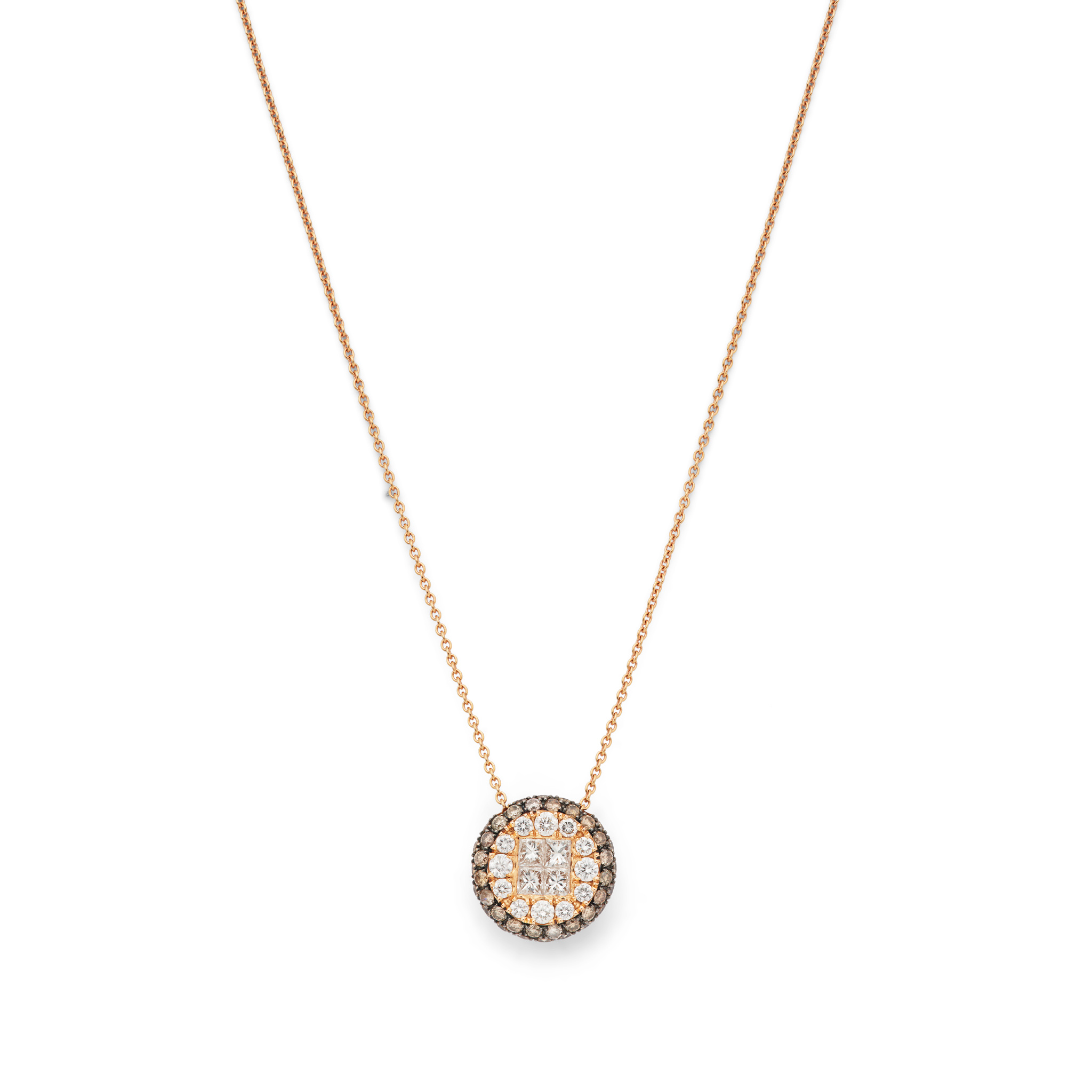 Poniros: A diamond pendant necklace