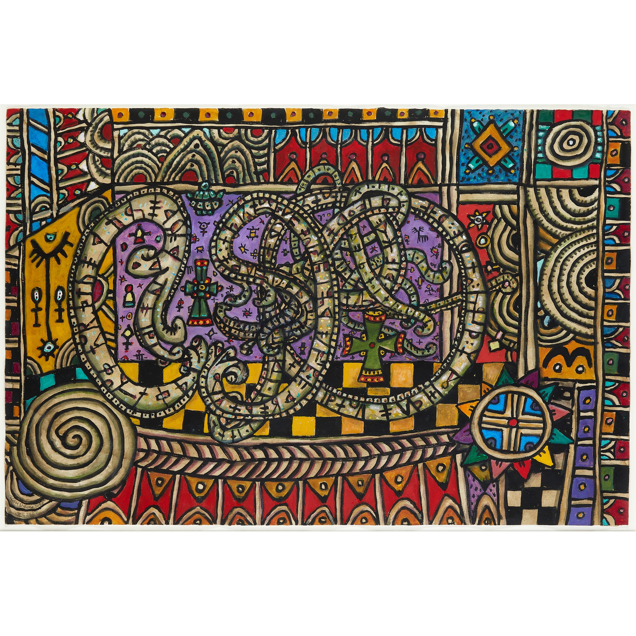 ALAN DAVIE C.B.E., R.A., H.R.S.A. (BRITISH 1920-2014)