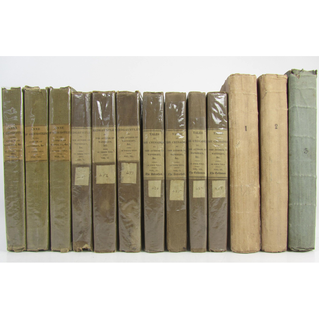 Scott, Sir Walter - 3 First editions, and 1 Second edition, in original boards