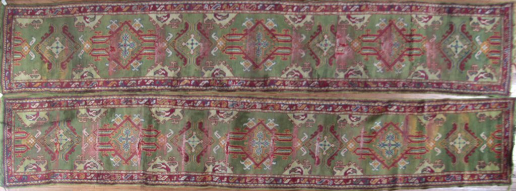 A pair of Ushak runners