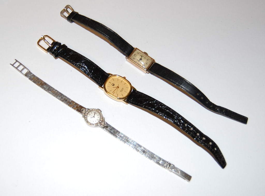 ROTARY - a 1960's lady's 9ct white gold and diamond set Maximus wrist watch,