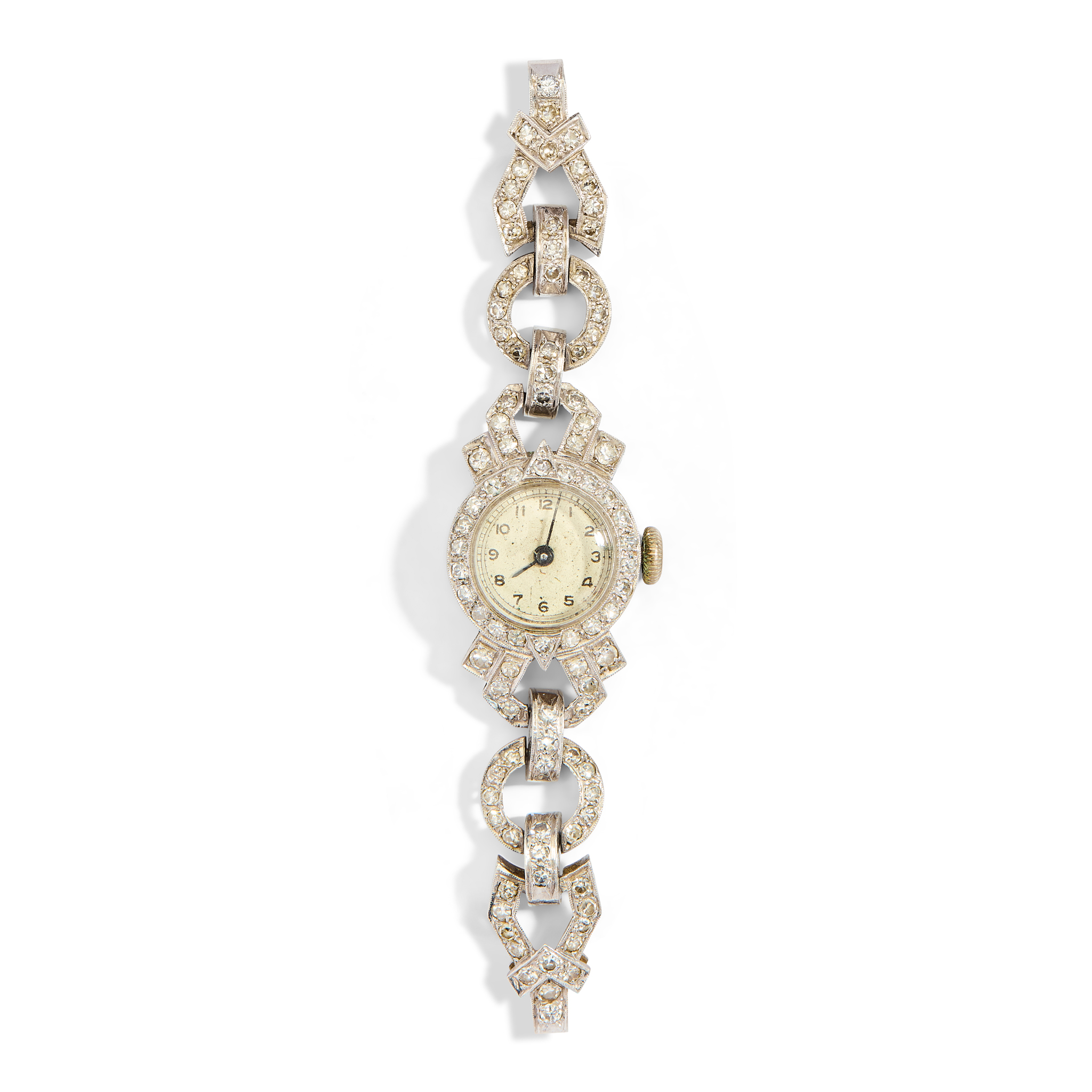 A 1920s diamond cocktail watch