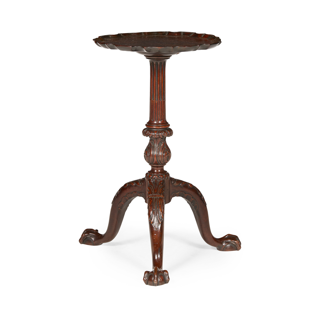 GEORGE III STYLE MAHOGANY WINE TABLE