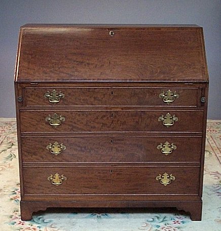 A mahogany early 19th century bureau