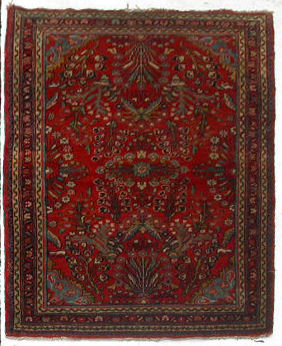 A Sarouk rug