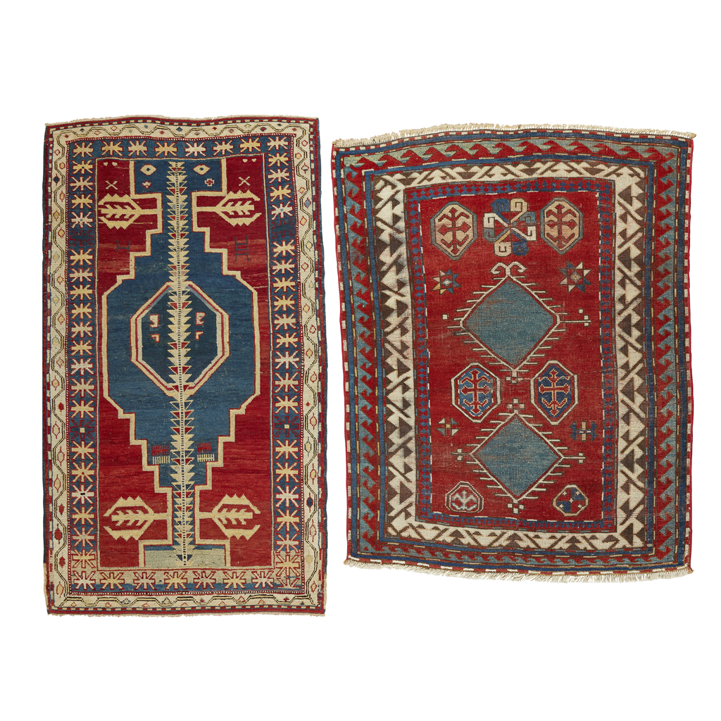 TWO KAZAK RUGS