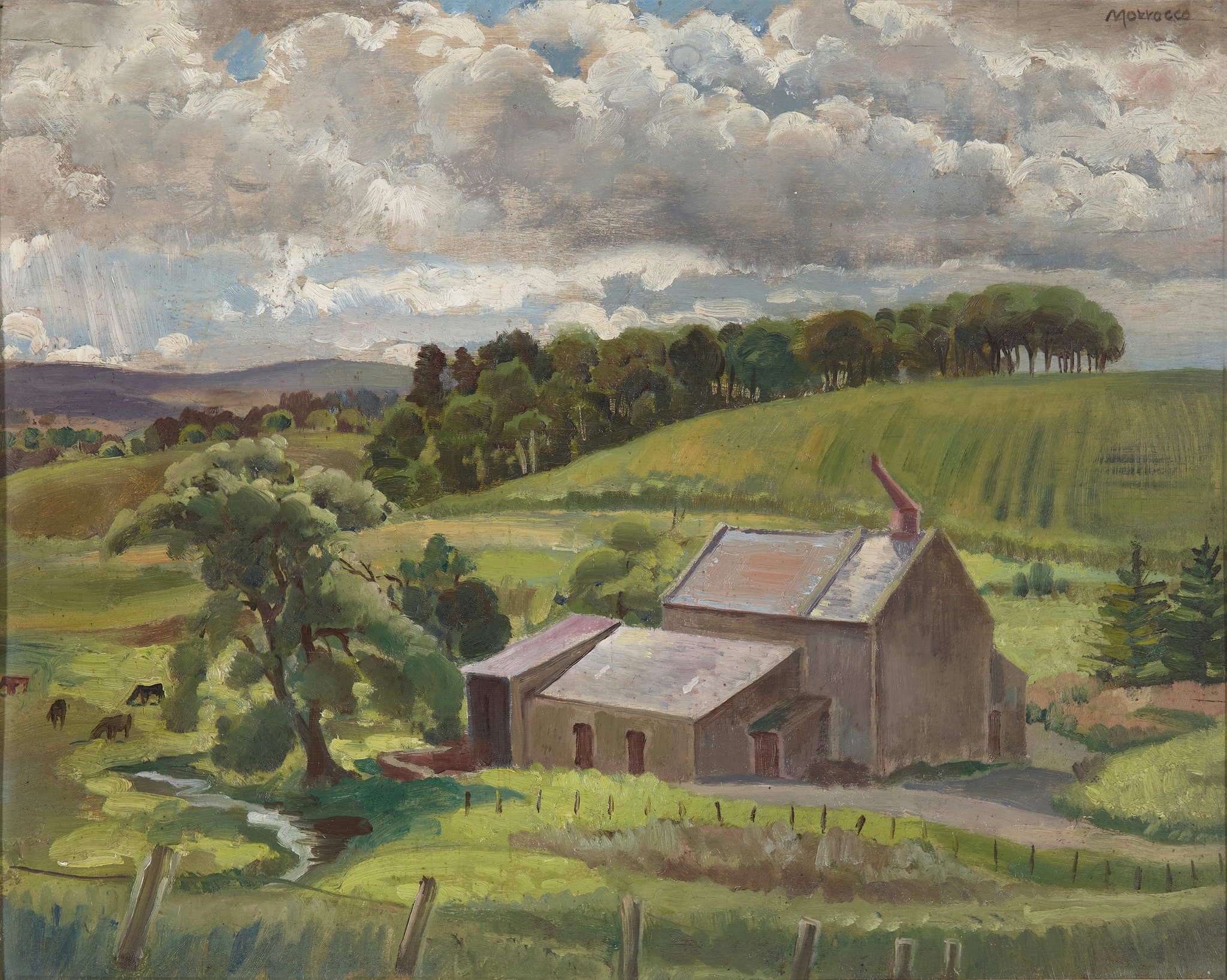 ALBERTO MORROCCO O.B.E., F.R.S.A., F.R.S.E., R.S.W., R.G.I., L.L.D. (SCOTTISH 1917-1998)
