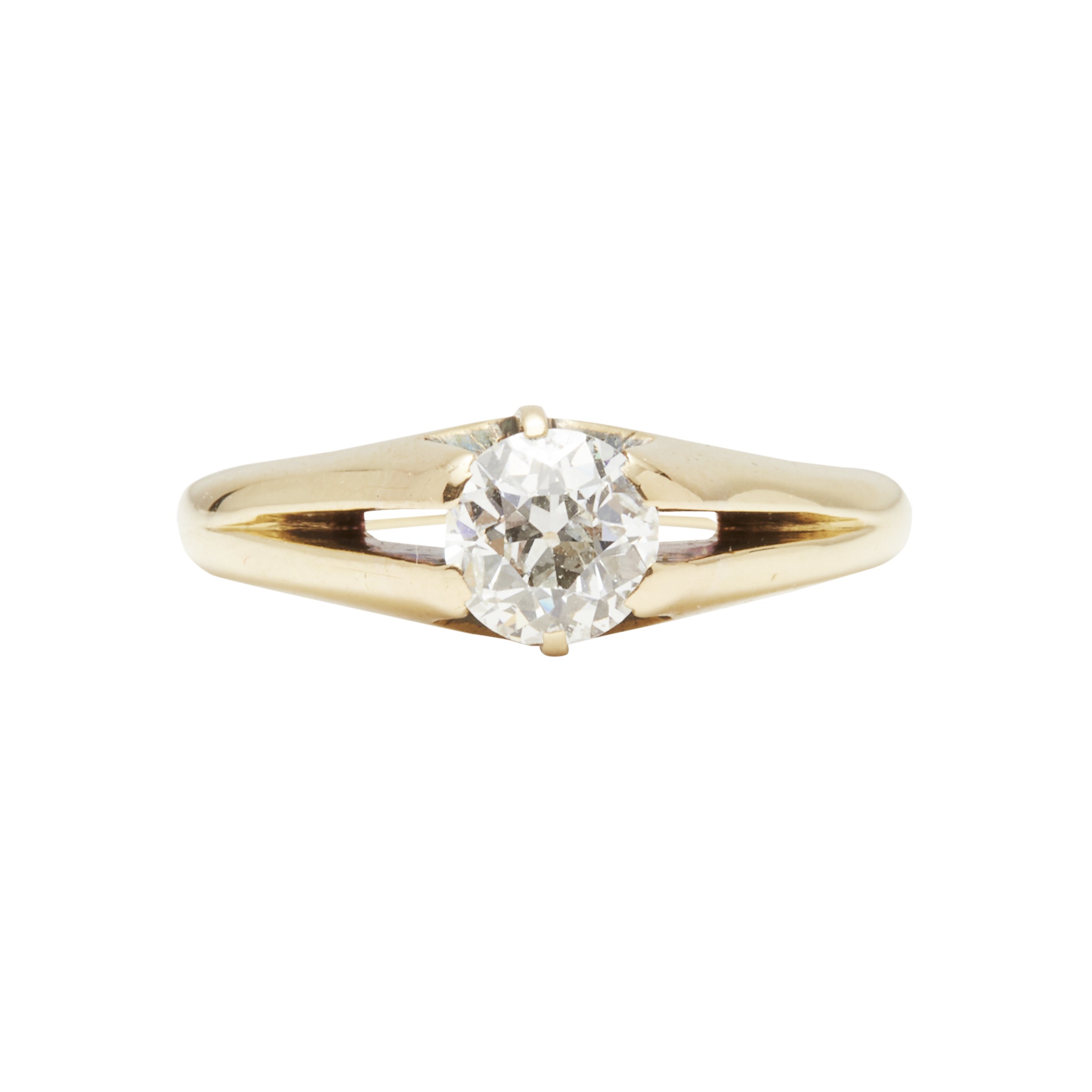 A single stone diamond ring