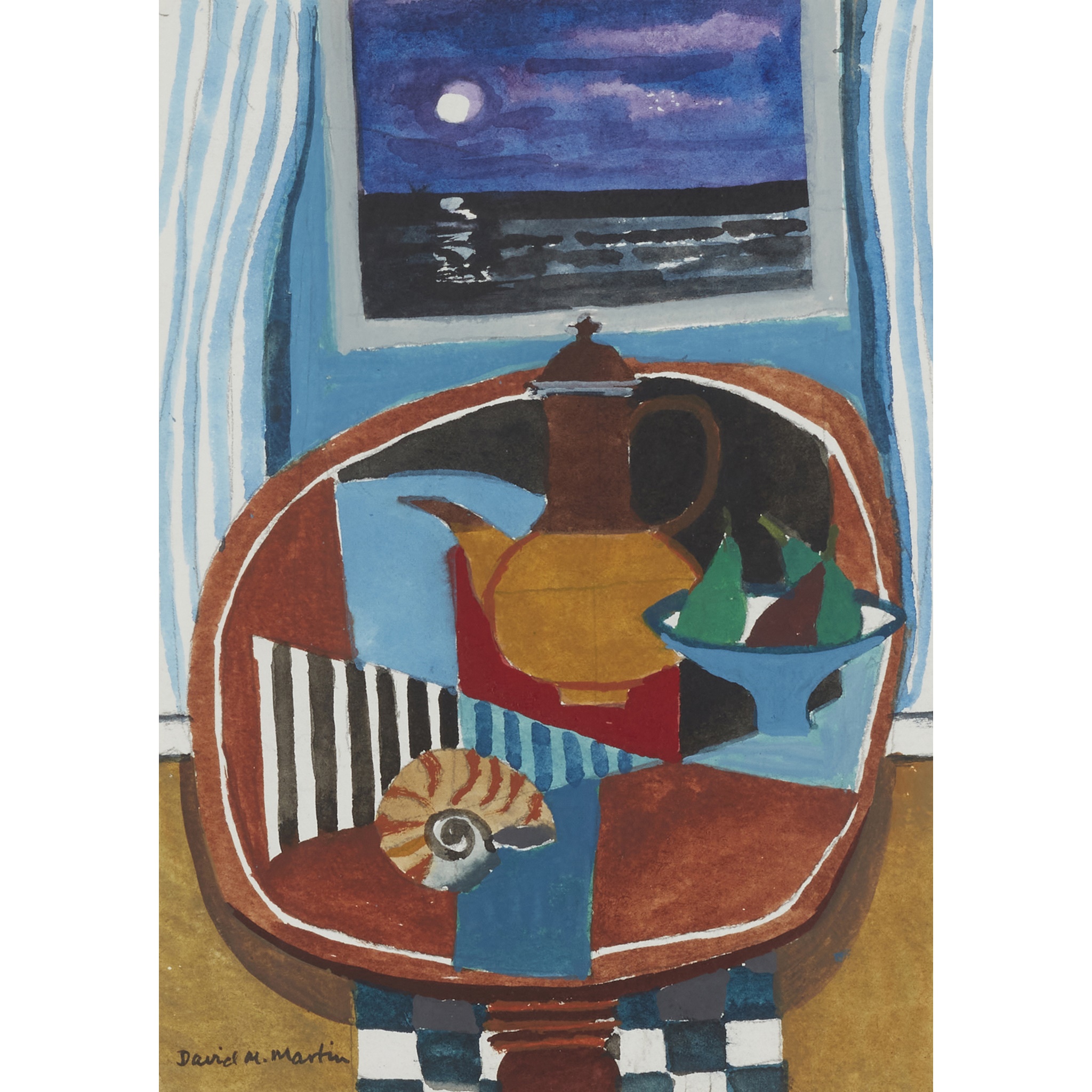 DAVID MCLEOD MARTIN R.S.W., R.G.I., S.S.A (SCOTTISH 1922-2018)