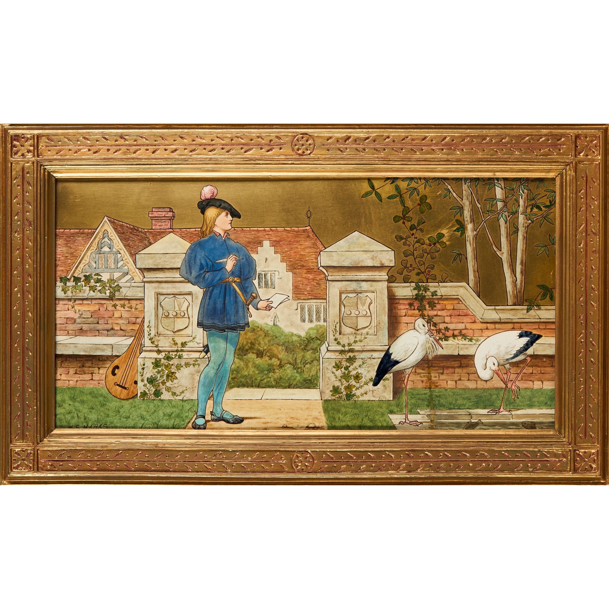 HENRY STACY MARKS (1829-1898) FOR MINTON'S