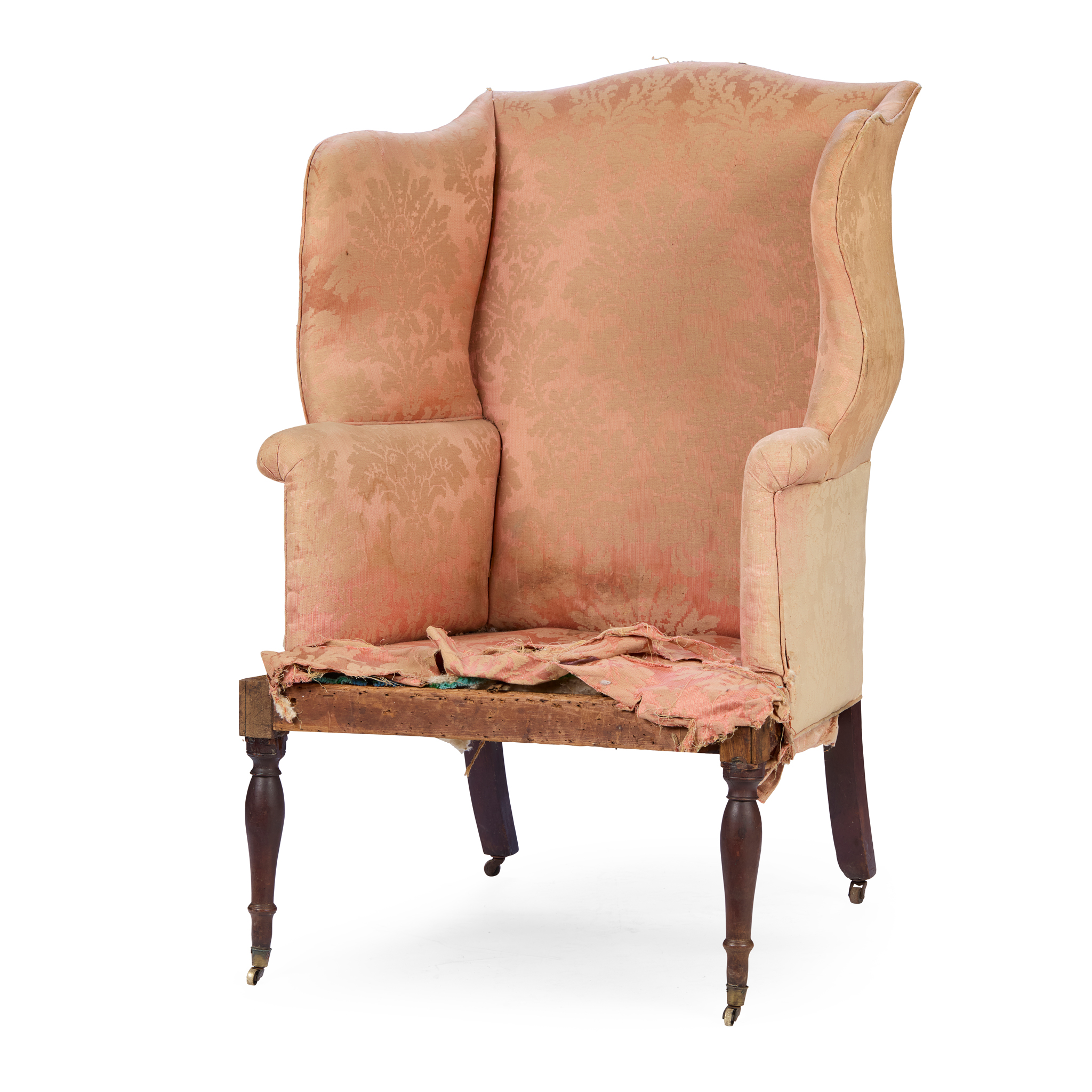 REGENCY MAHOGANY WING ARMCHAIR