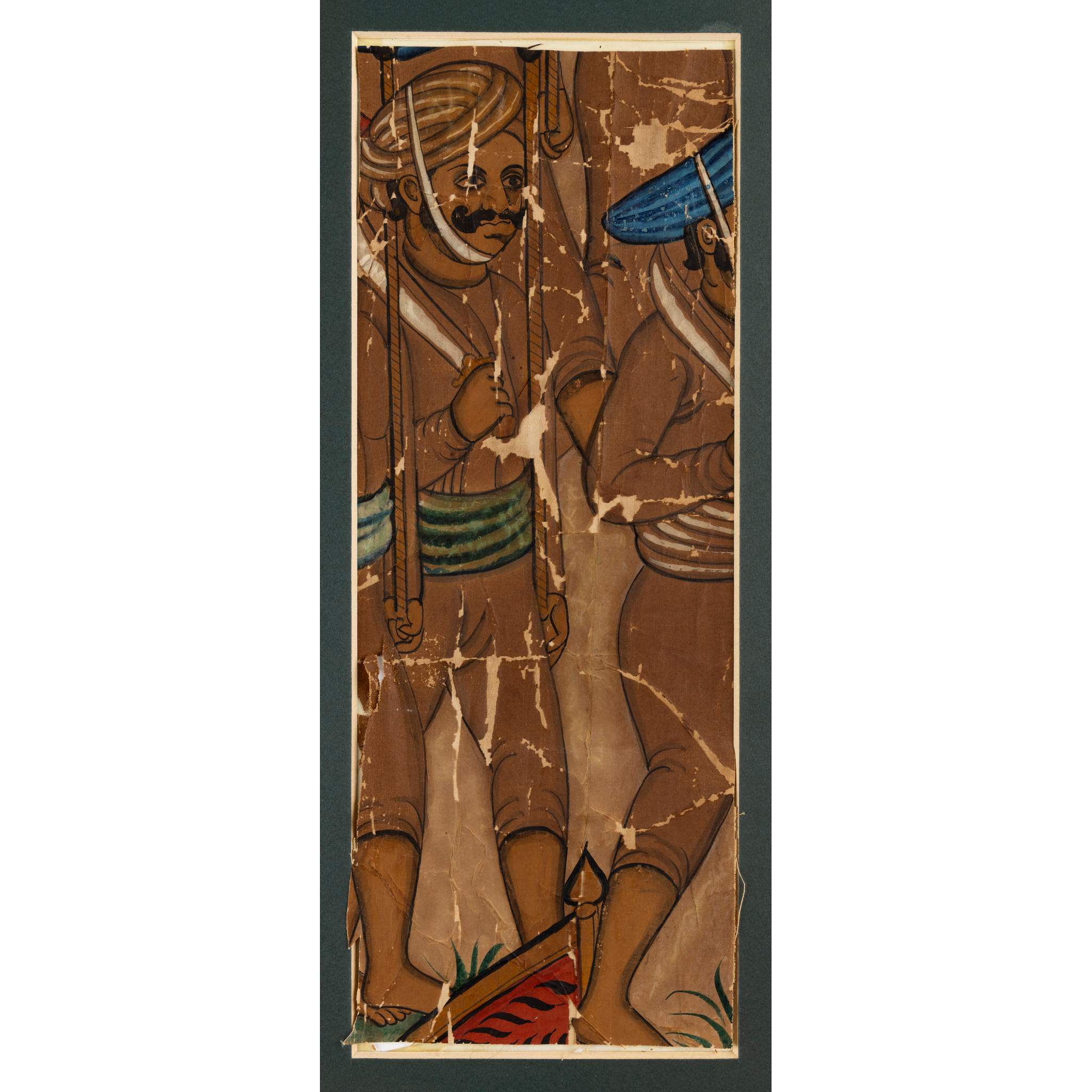 FRAGMENT FROM A MONUMENTAL PAINTING DEPICTING TIPU SULTAN’S ARMY