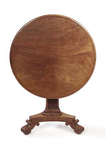 A Regency mahogany tilt-top occasional table,