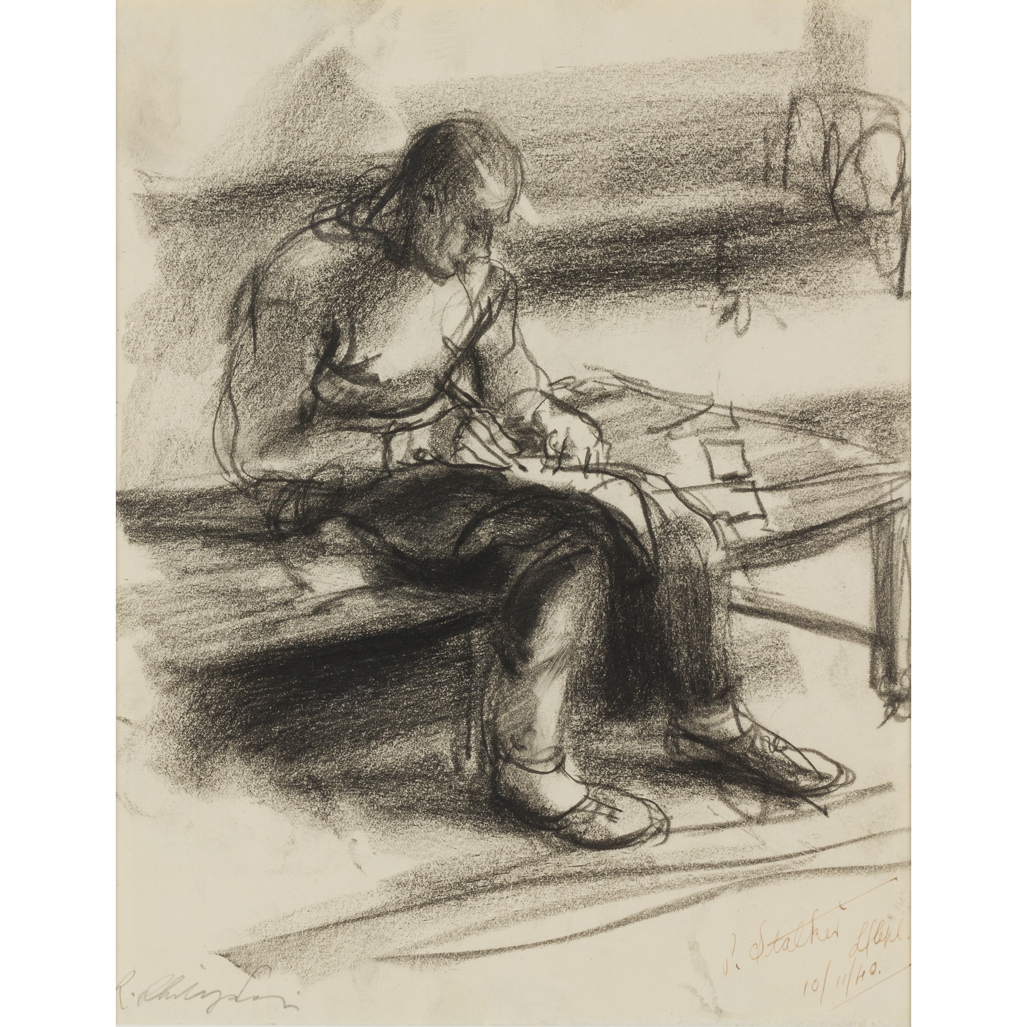 SIR ROBIN PHILIPSON R.A., P.R.S.A., F.R.S.A., R.S.W., R.G.I., D.Litt., L.L.D. (SCOTTISH 1916-1992)