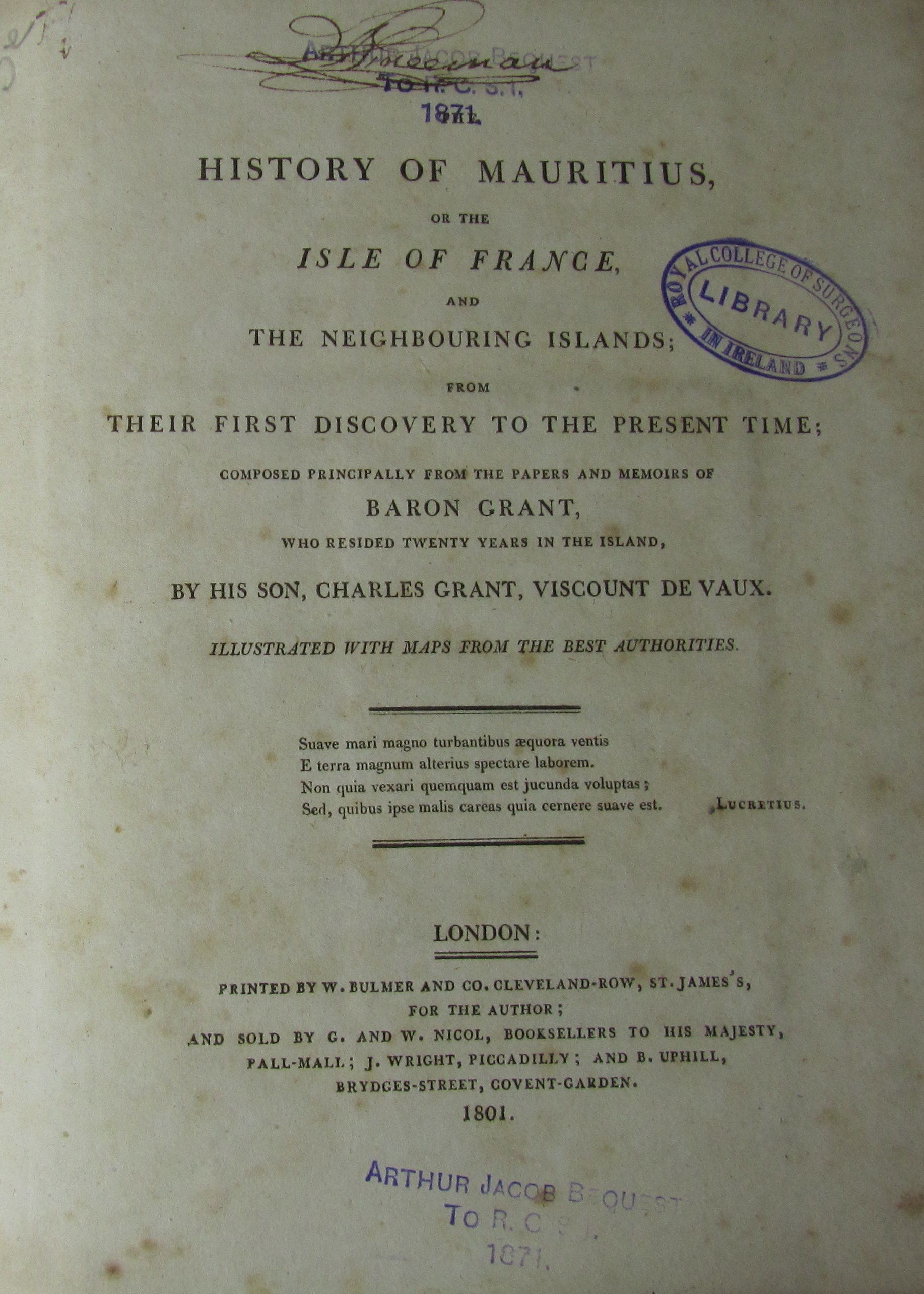 Grant, Charles, Viscount de Vaux