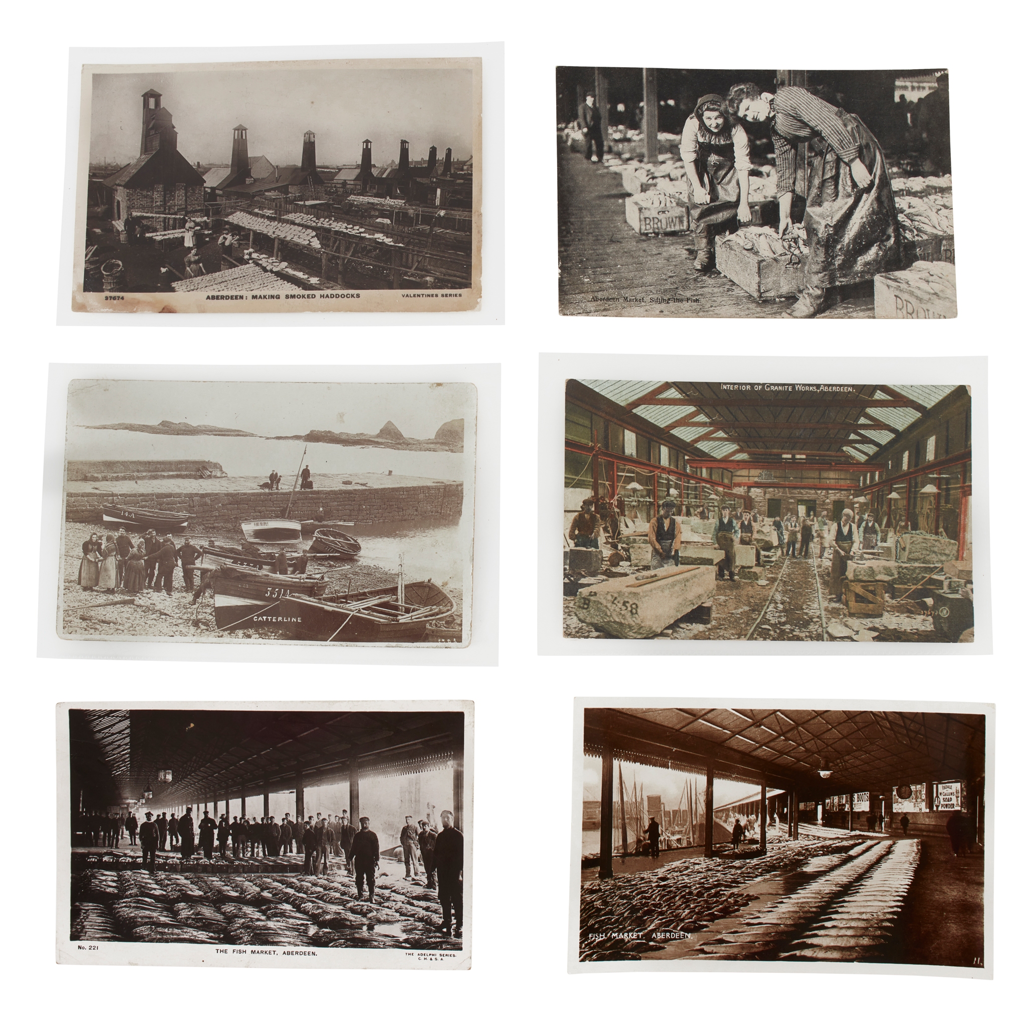 Postcards of fishwives and fishing, Scotland