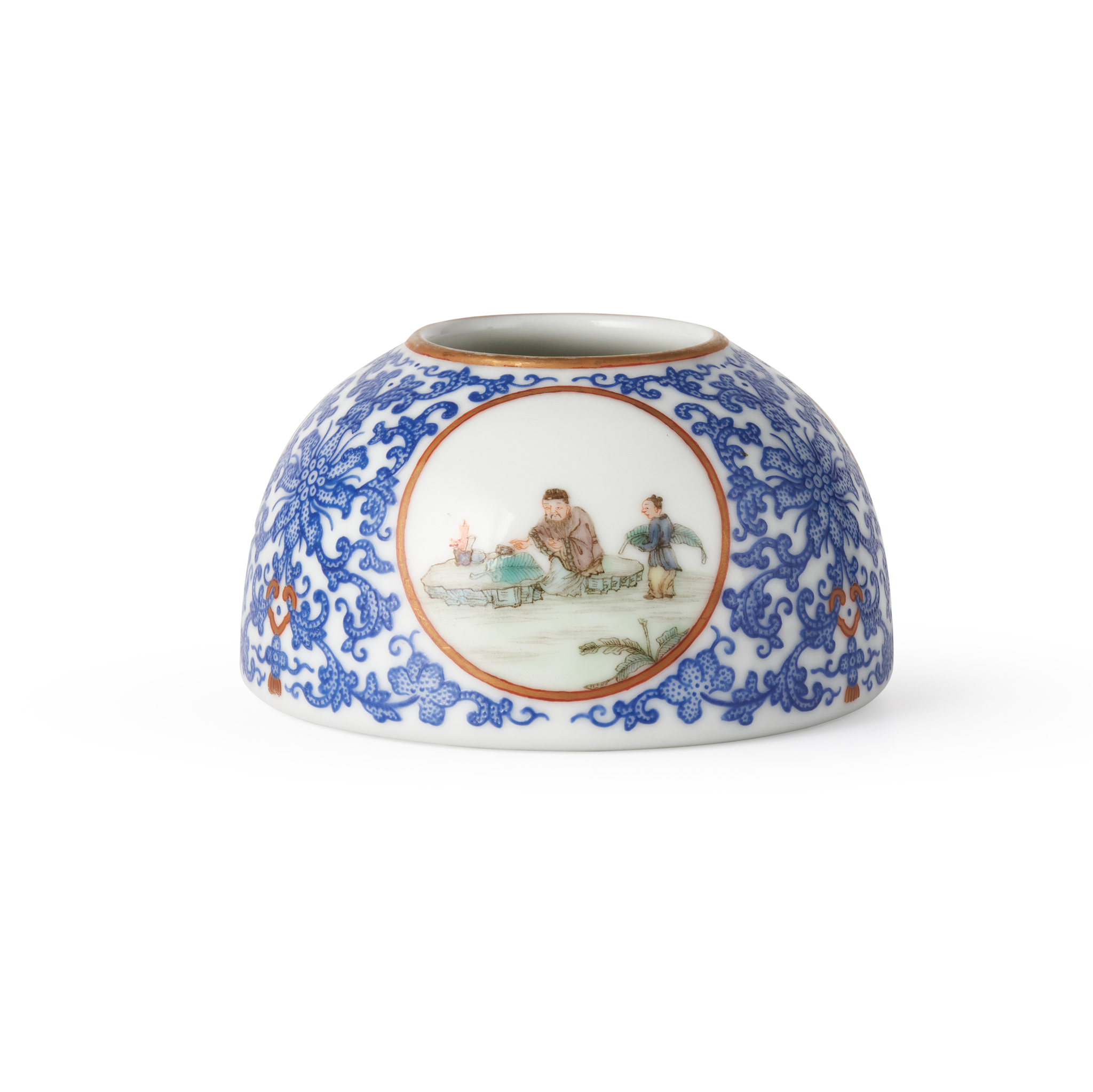 CHINESE FAMILLE ROSE 'FALANGCAI' WATER POT