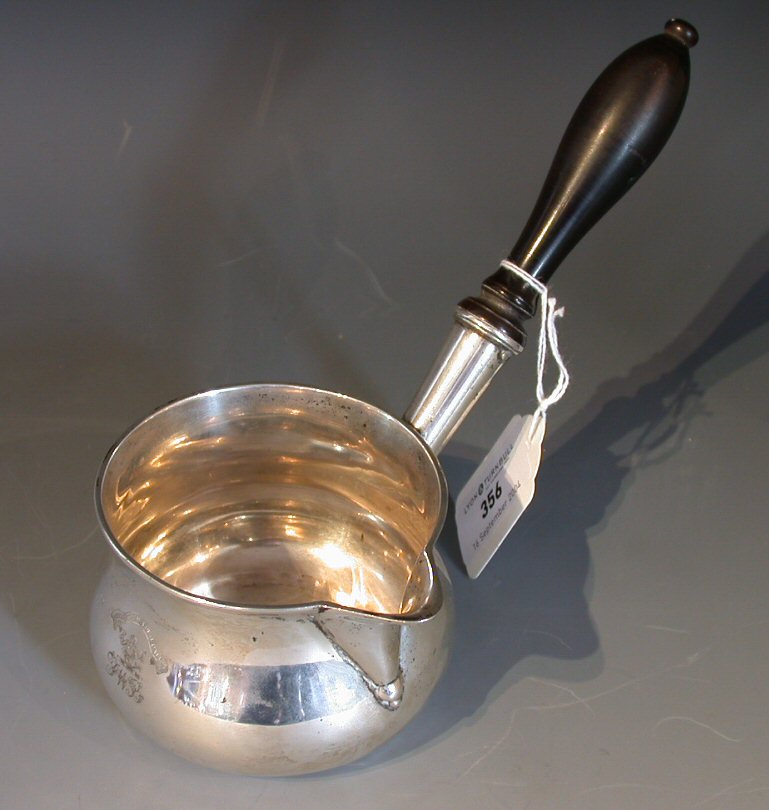 A Scottish George III brandy pan,