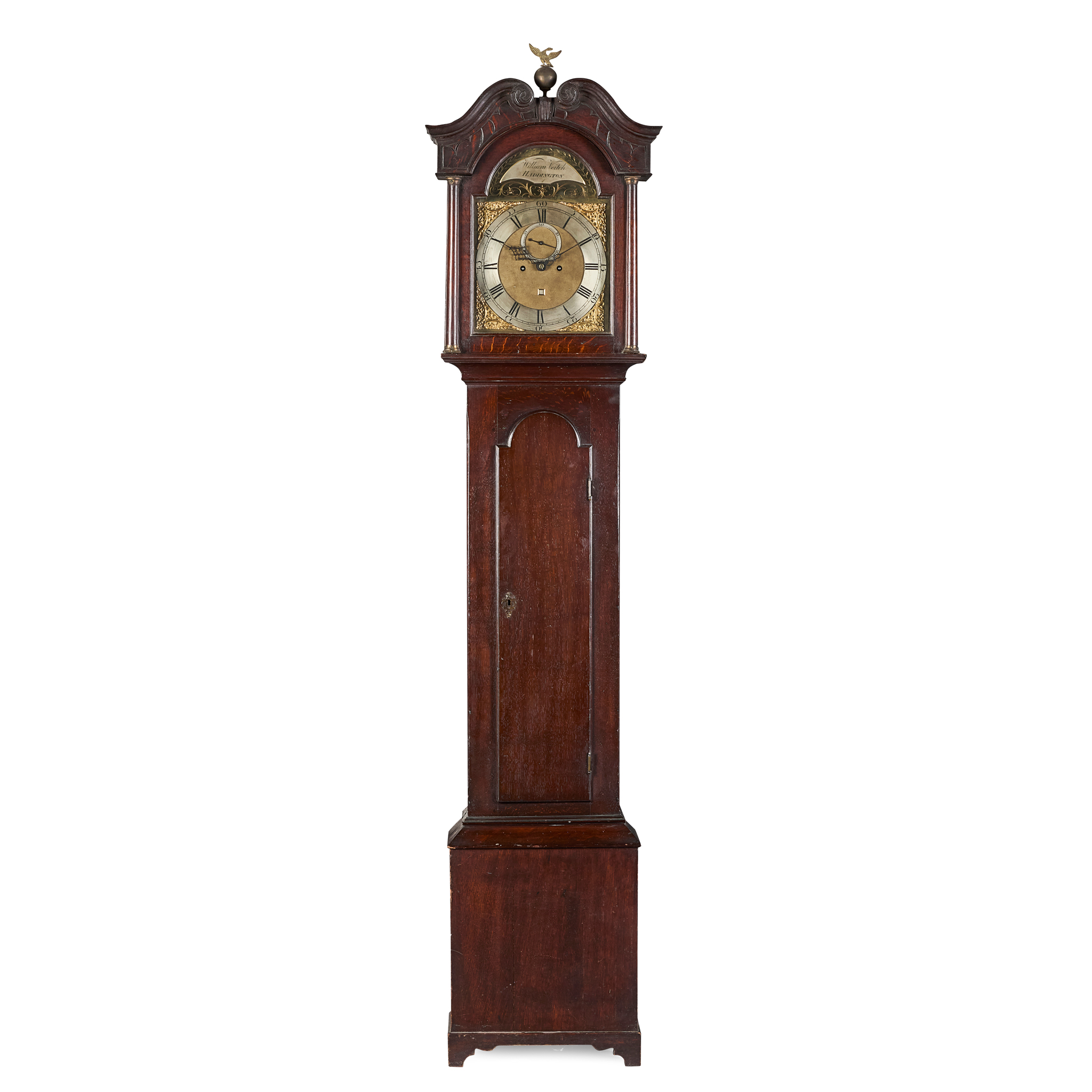 SCOTTISH GEORGE III OAK LONGCASE CLOCK, BY WILLIAM VEITCH, HADDINGTON