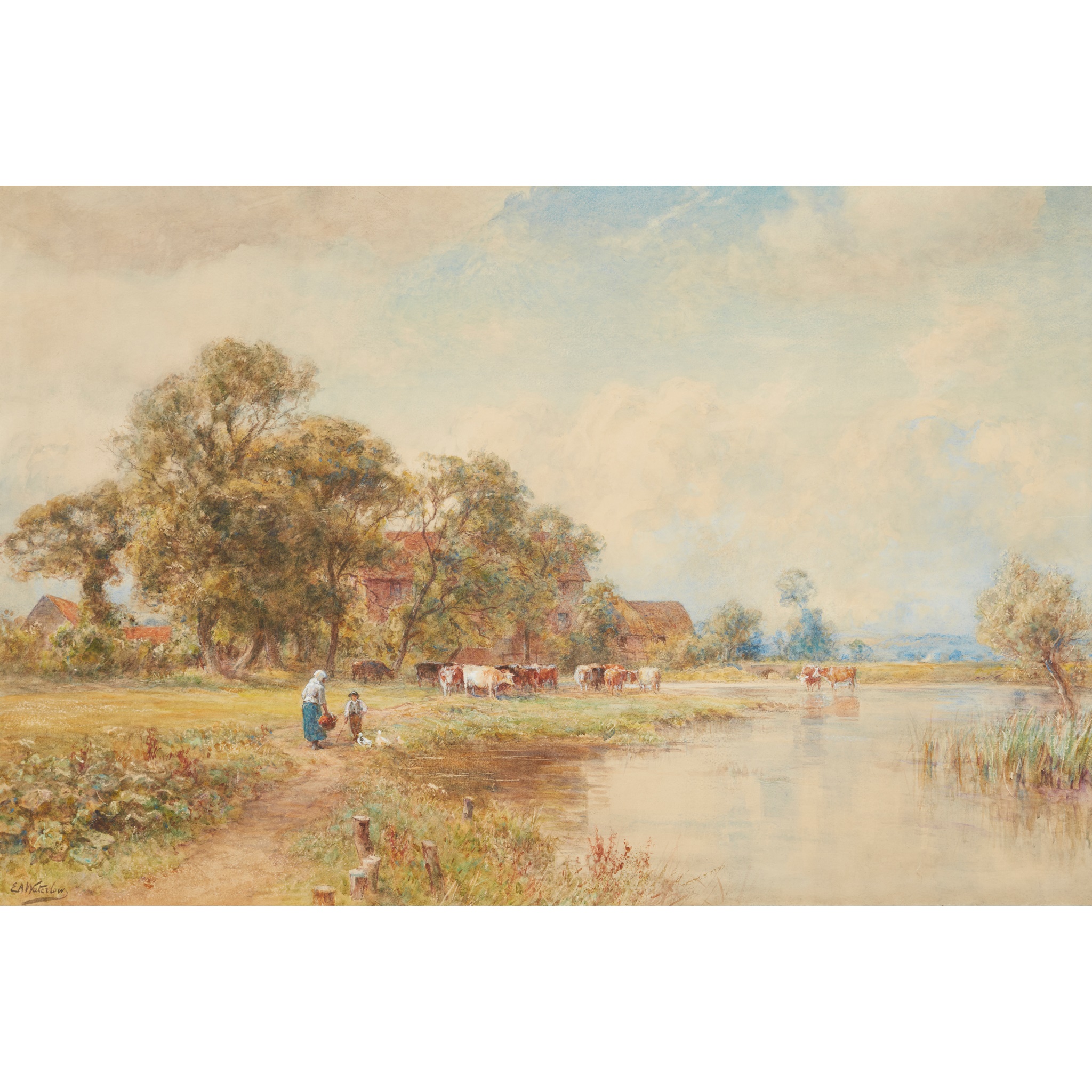 SIR ERNEST ALBERT WATERLOW R.A (BRITISH 1850-1919)