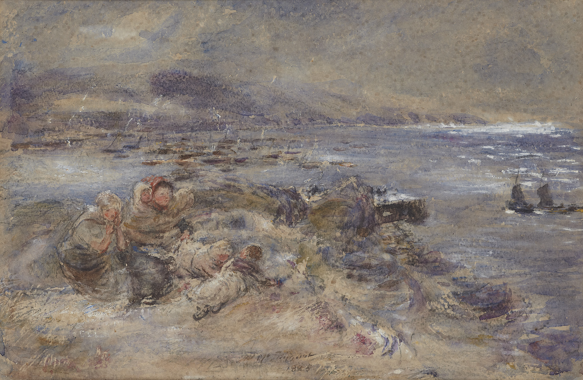 WILLIAM MCTAGGART R.S.A., R.S.W. (SCOTTISH 1835-1910)