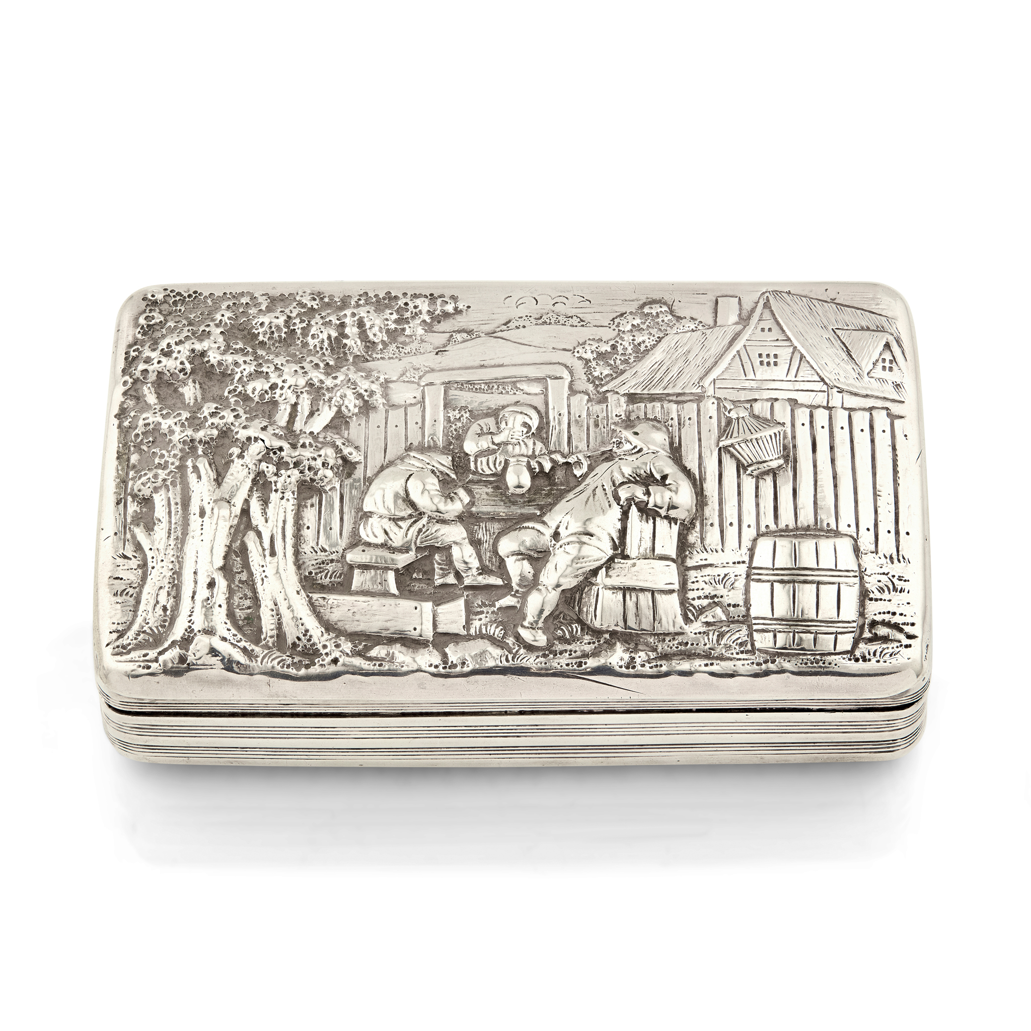 A 19TH CENTURY DUTCH CIGARETTE BOX