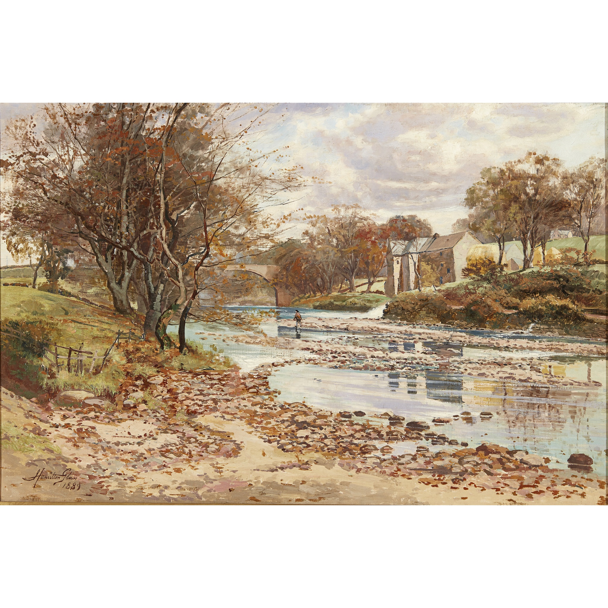 JOHN HAMILTON GLASS A.R.S.A (SCOTTISH FL.1890-1925)