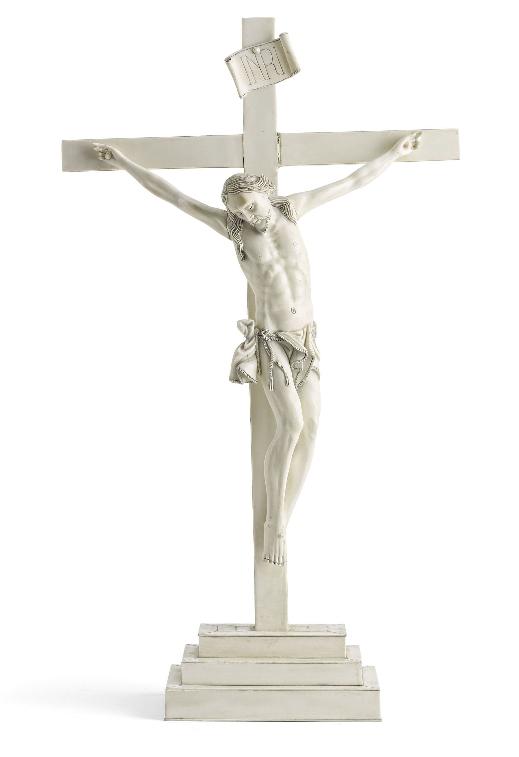 A 19th century Goan ivory crucifix