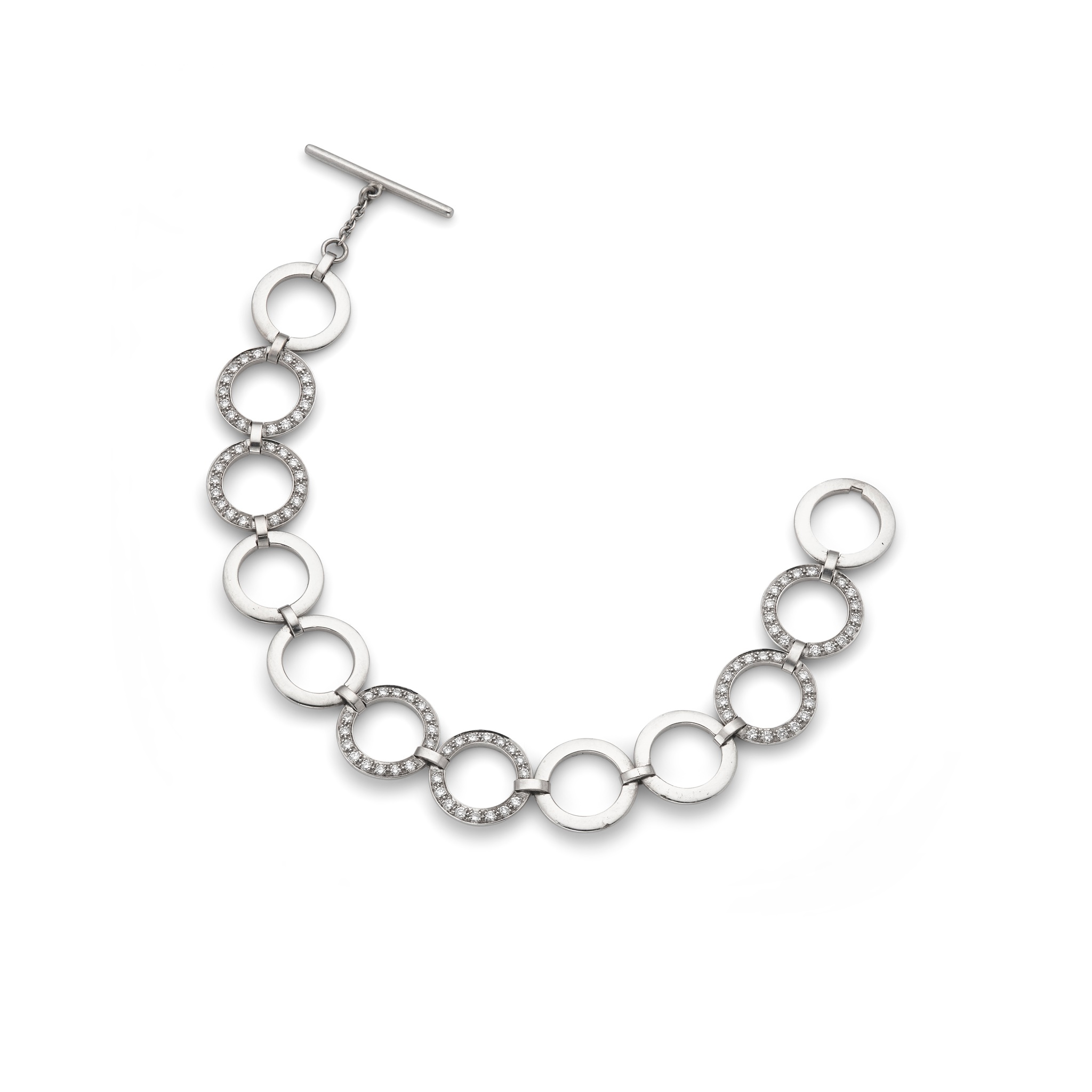 A diamond bracelet
