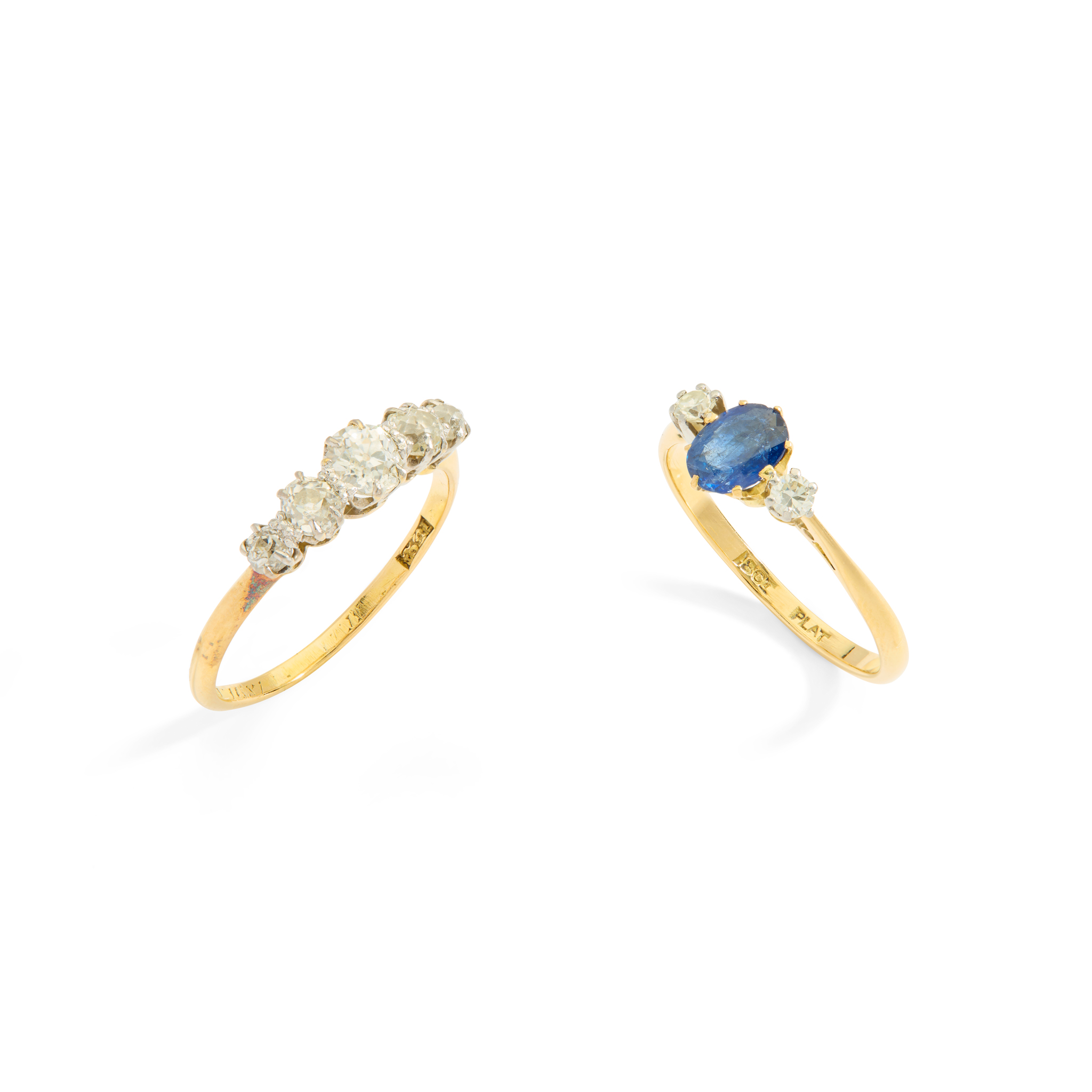 Two antique rings