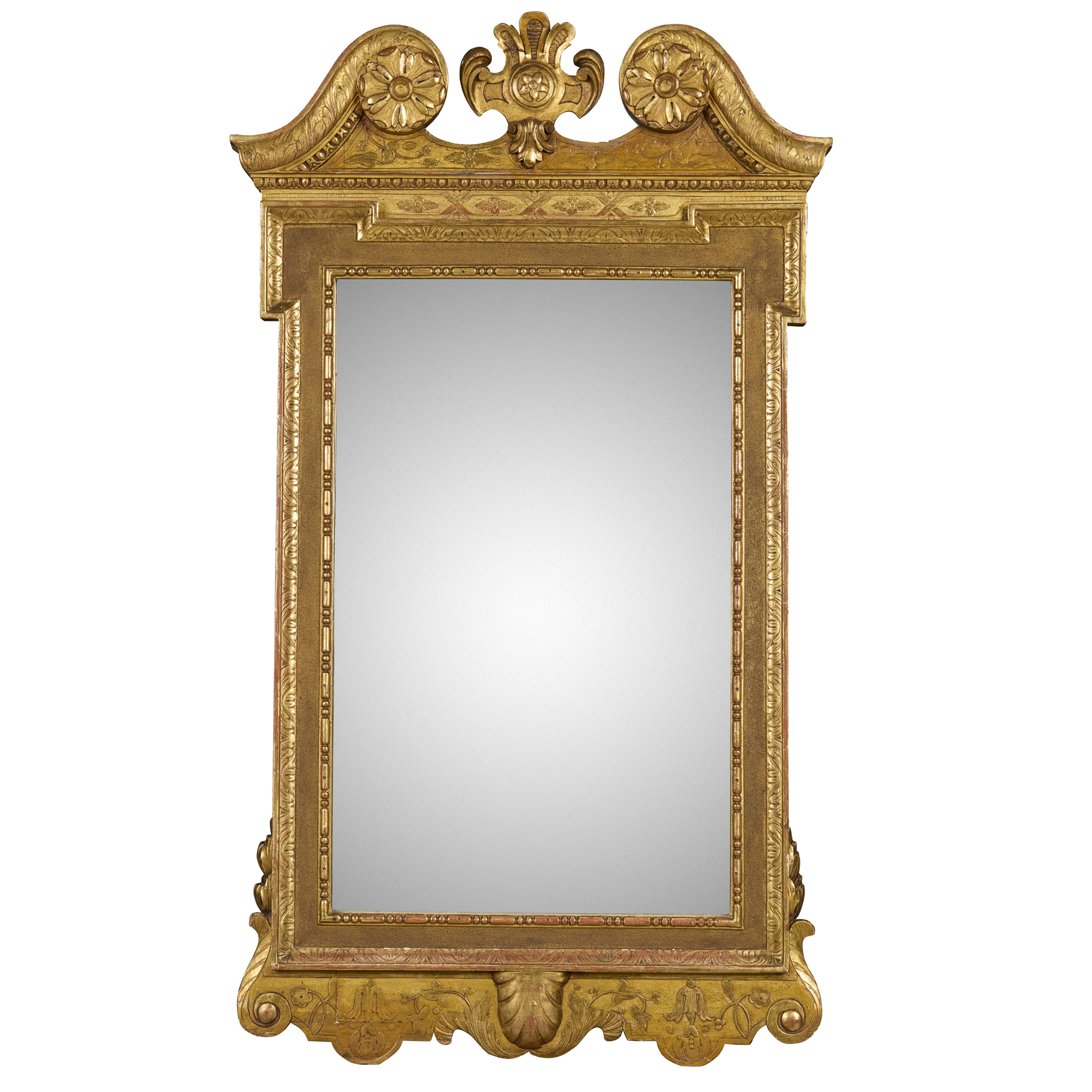 GEORGE II GILTWOOD MIRROR