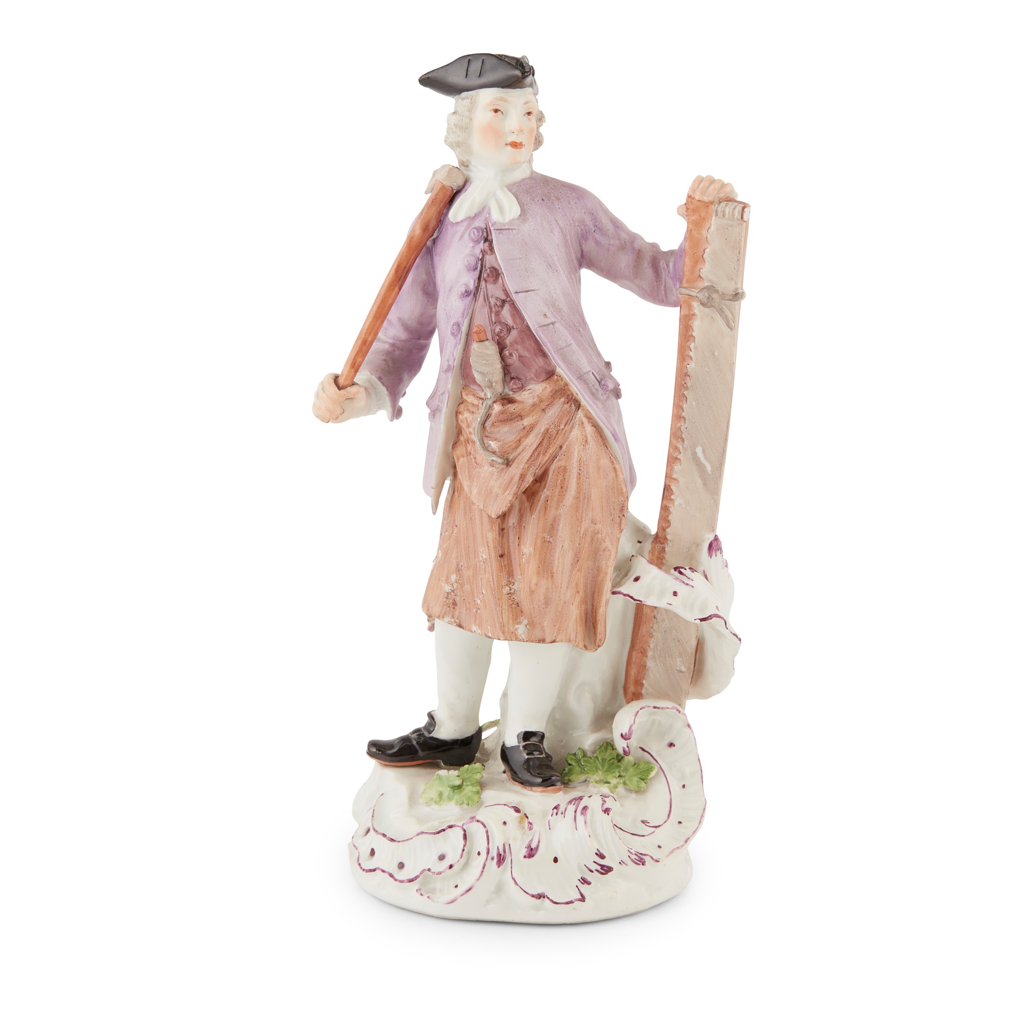MEISSEN FIGURE OF A CARPENTER