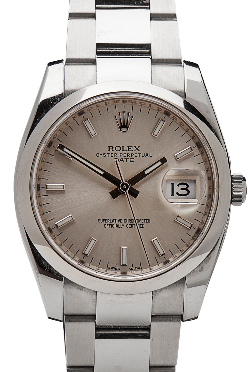 ROLEX - A gentleman's stainless steel cased wrist watch