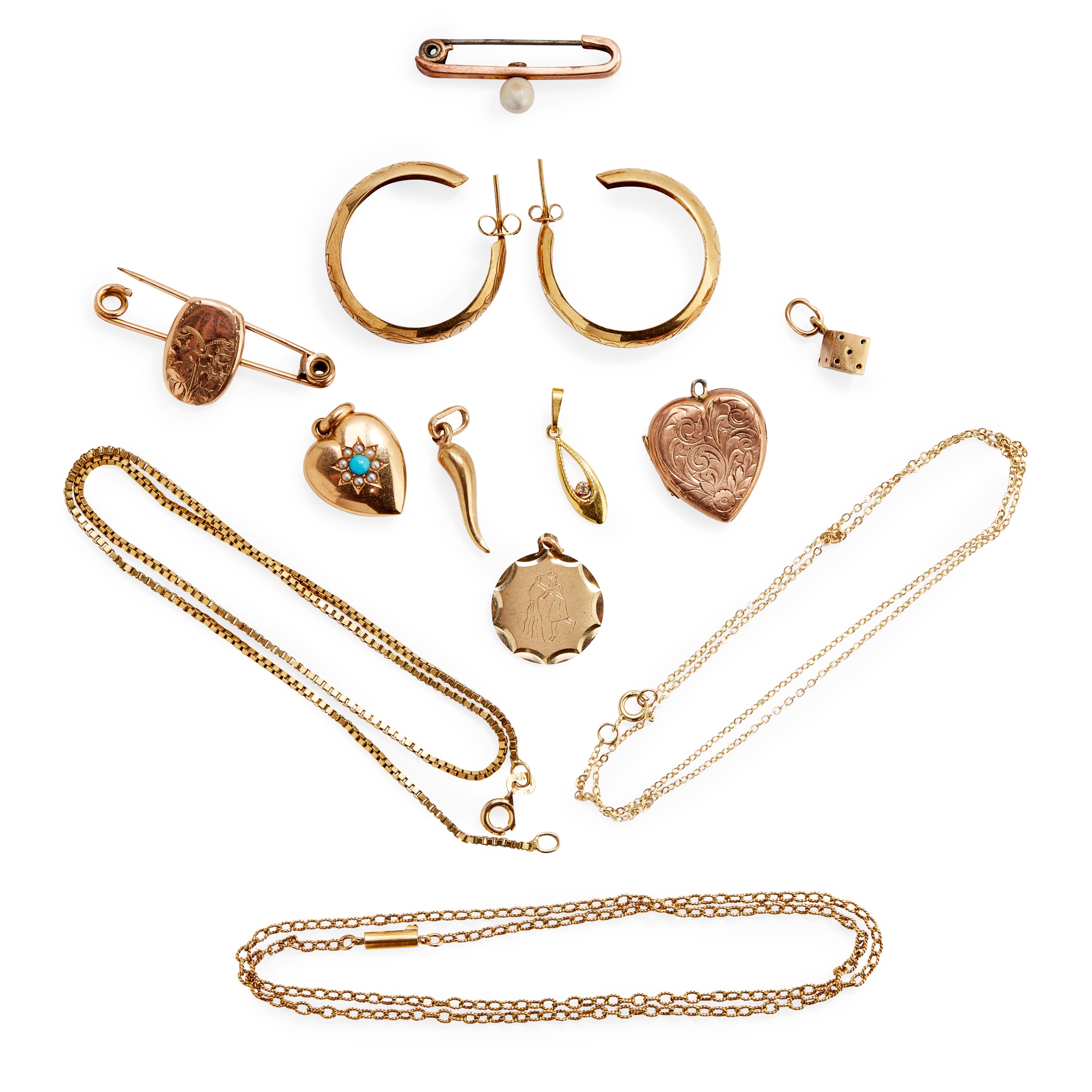 A collection of jewellery