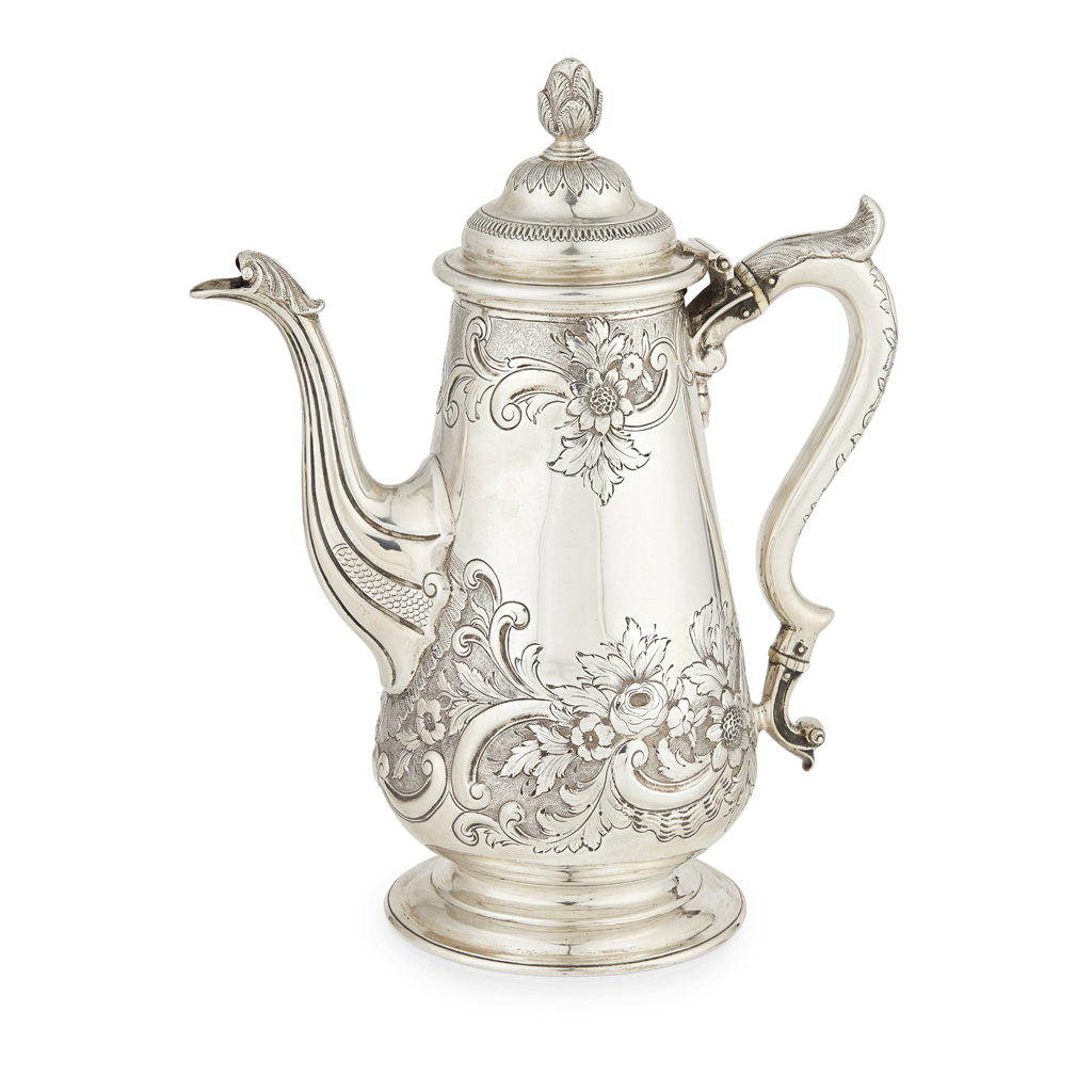 A Scottish Victorian coffee pot