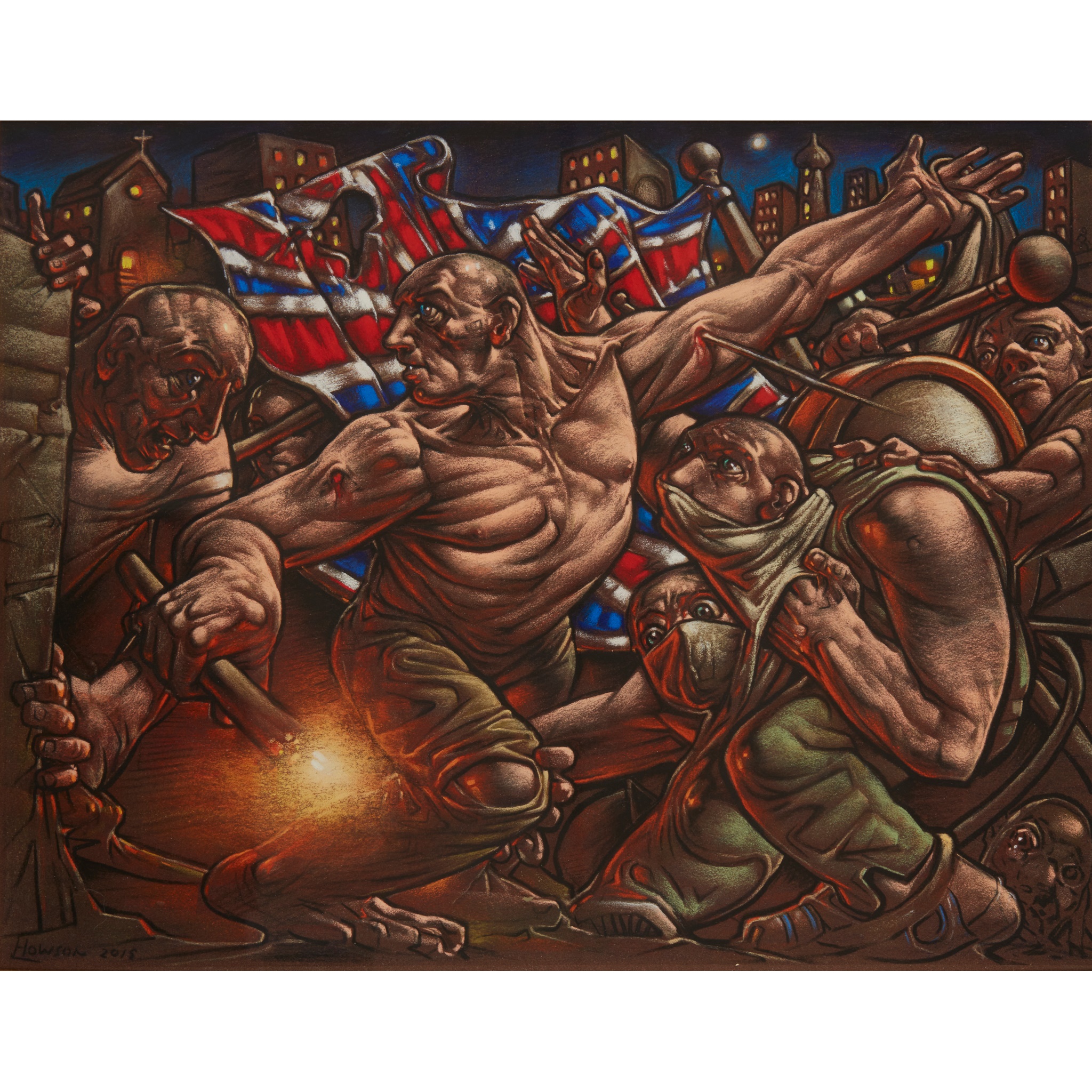 PETER HOWSON O.B.E. (SCOTTISH 1958-)