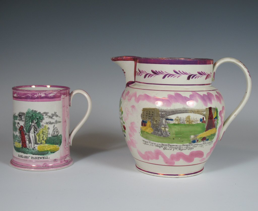 A 19th century Sunderland lustre jug