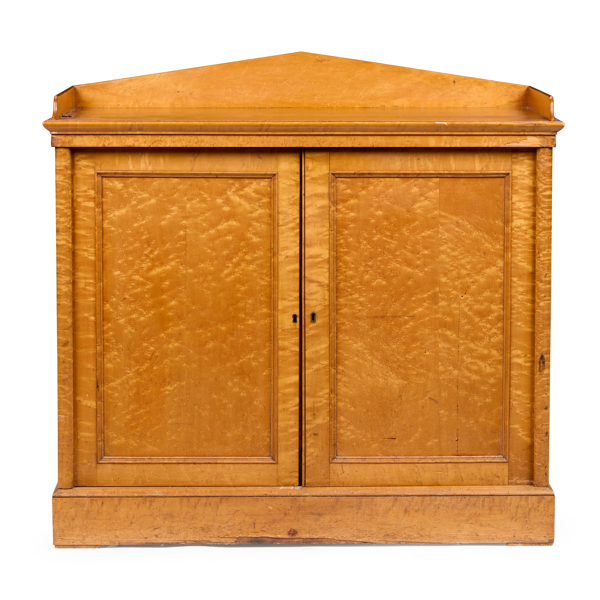 VICTORIAN BIRD'S EYE MAPLE SIDE CABINET