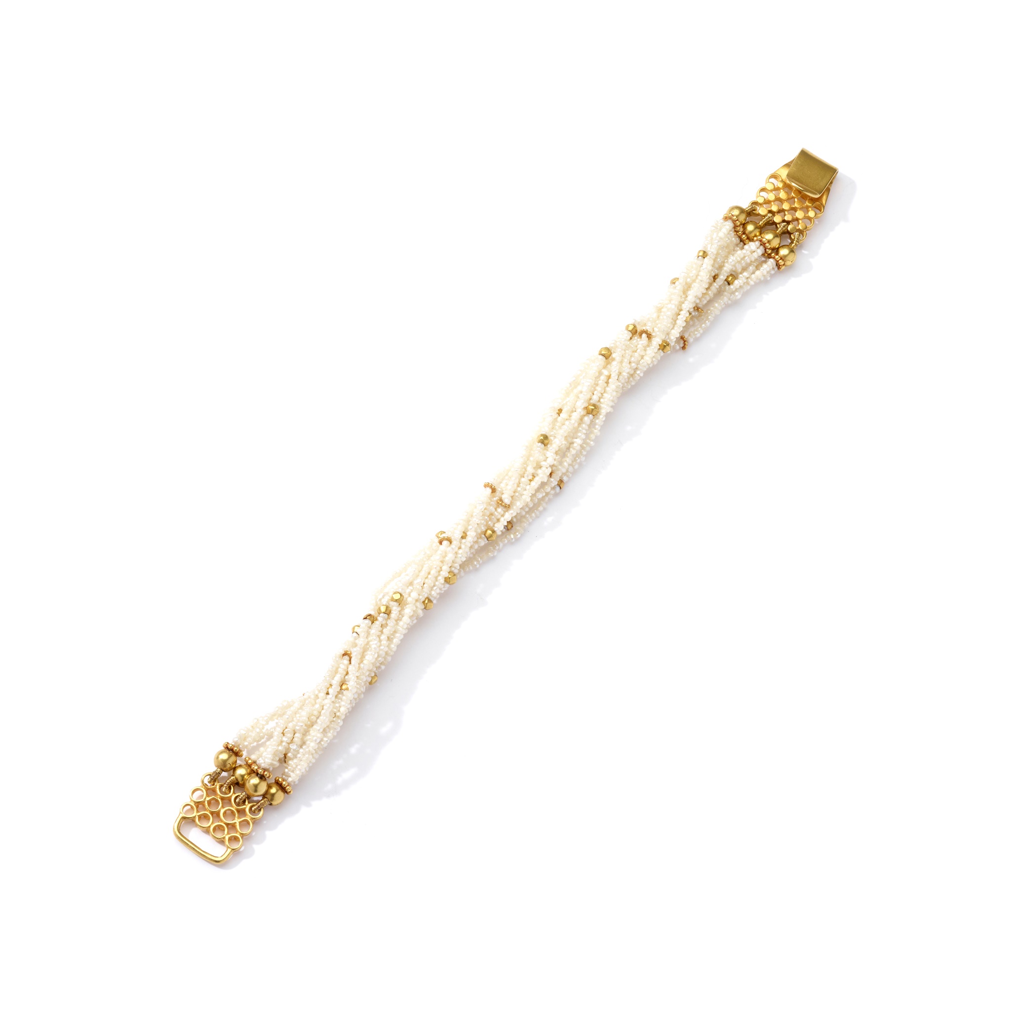 A seed pearl bracelet