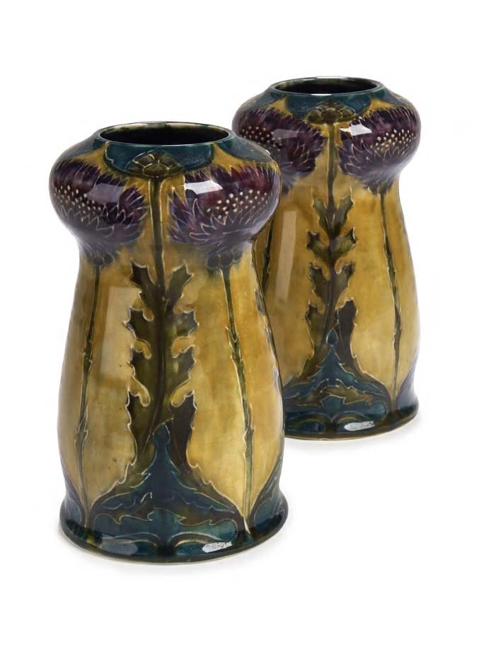 A pair of Morrisware vases,