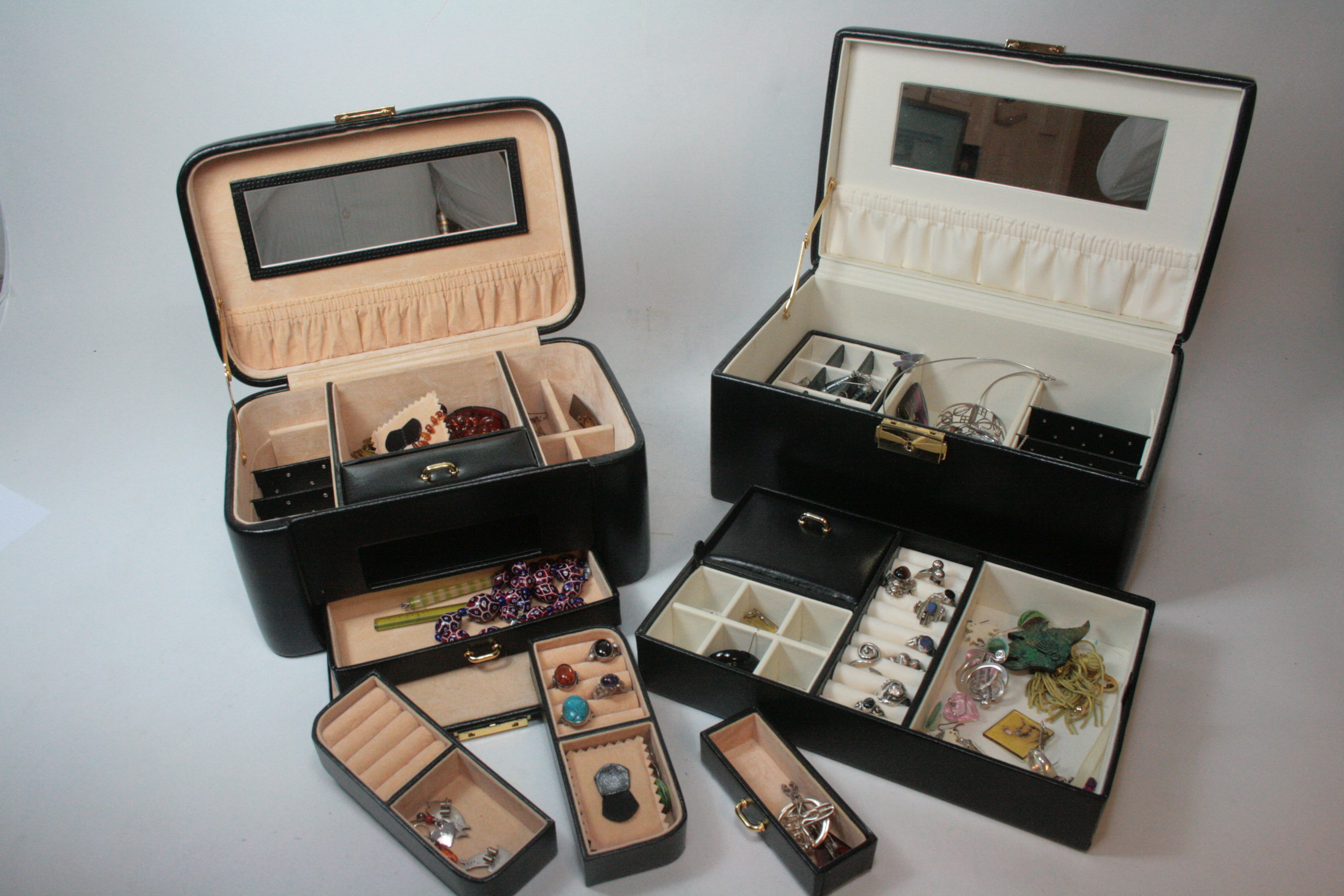 A collection of modern jewellery