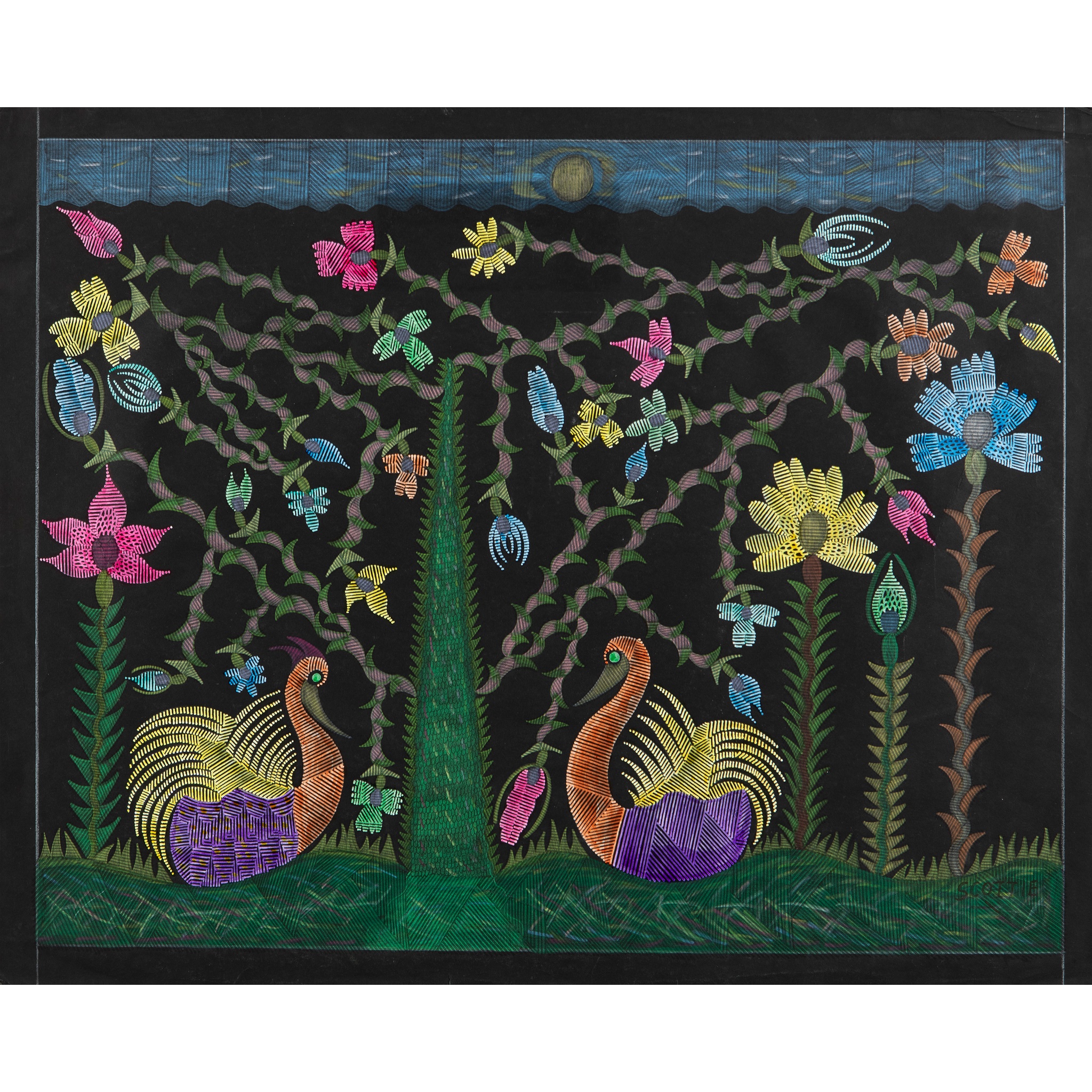 Scottie Wilson (British 1891-1972)