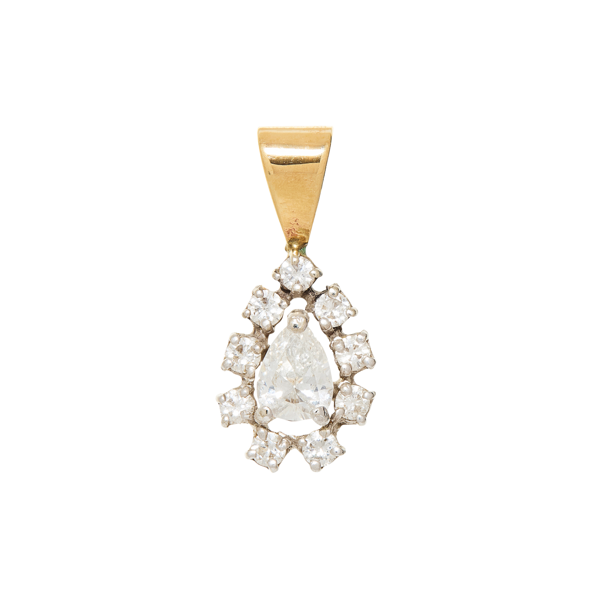 A diamond pendant