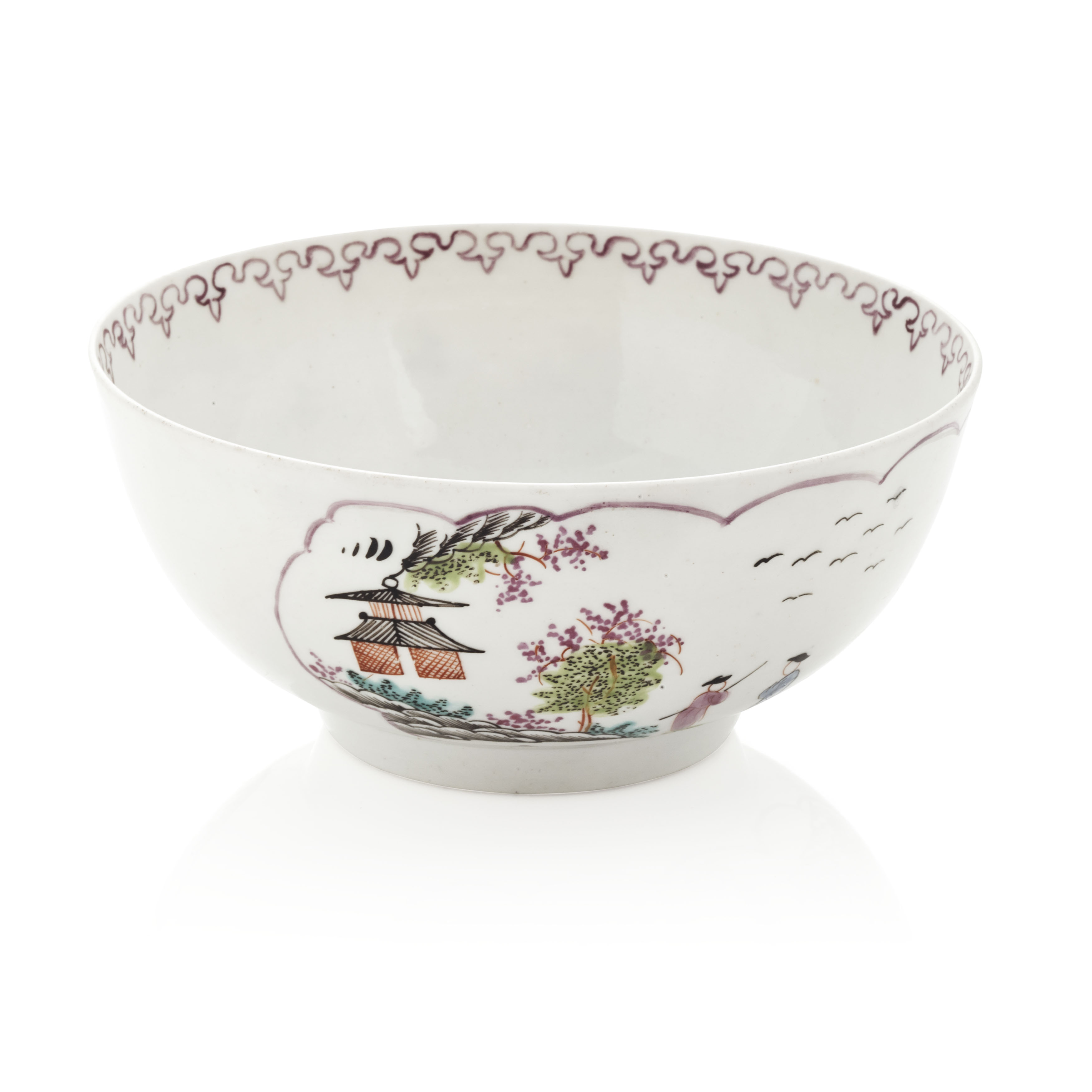 SMALL ENGLISH PORCELAIN BOWL