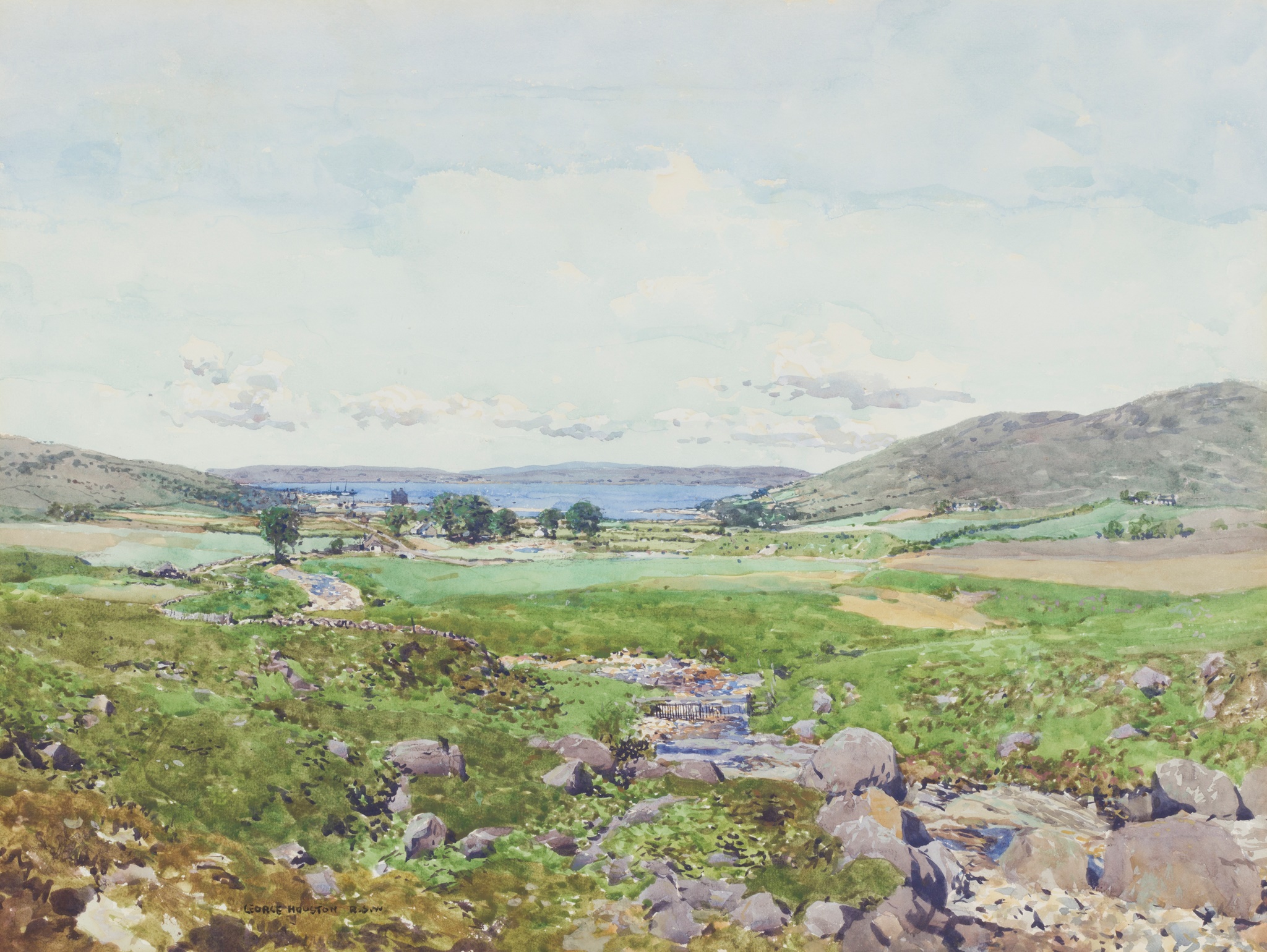 GEORGE HOUSTON R.S.A, R.S.W., R.G.I. (SCOTTISH 1869-1947)