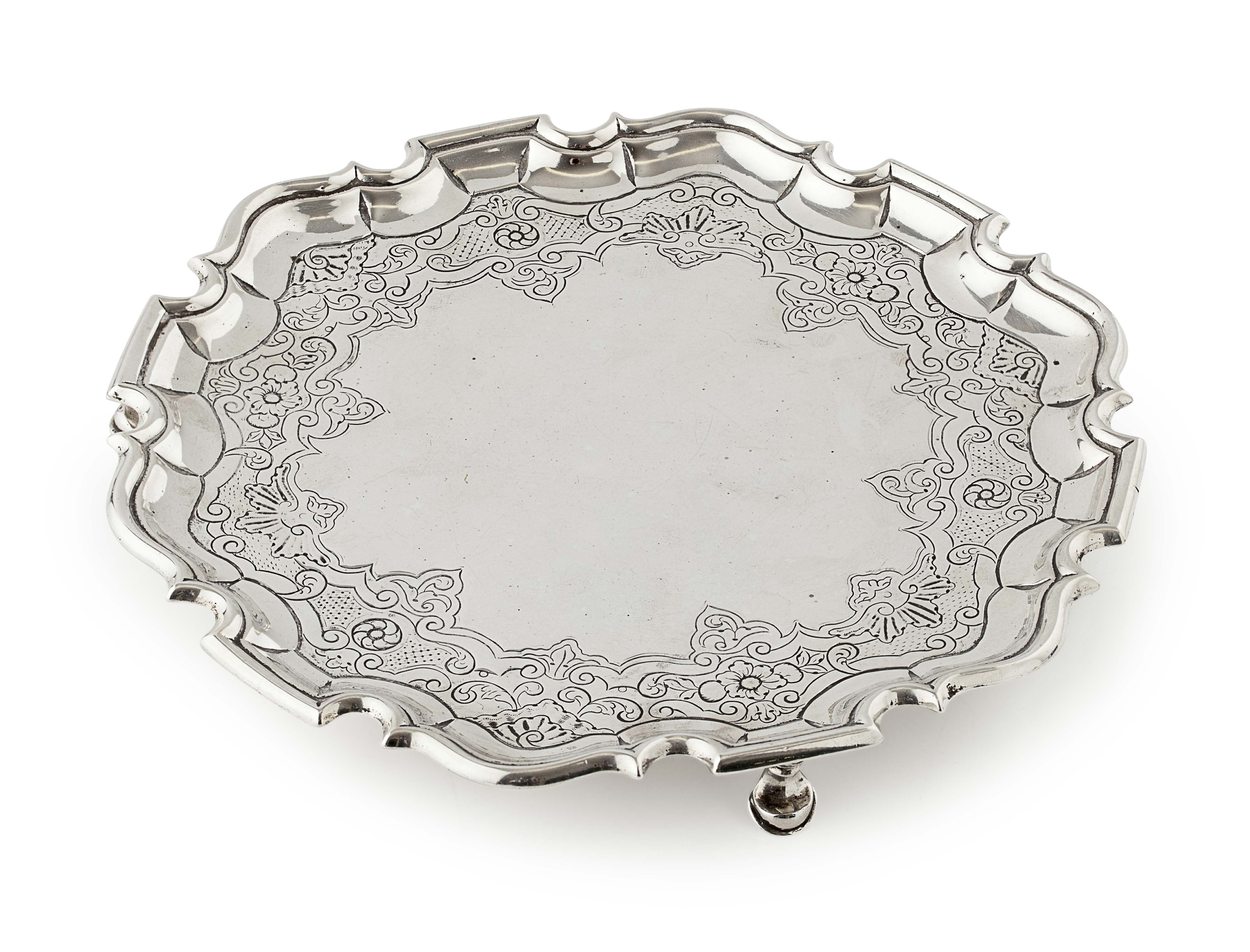 A GEORGE II SALVER